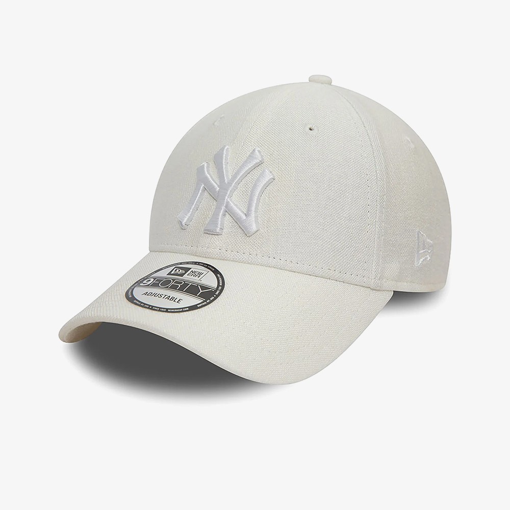 New York Yankees Linen White 9FORTY Adjustable Cap 'White'