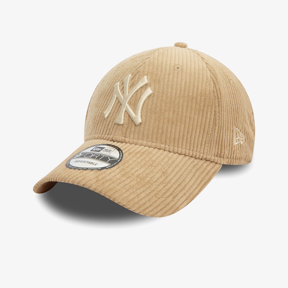 New York Yankees Cord 9FORTY Adjustable Cap 'Beige'