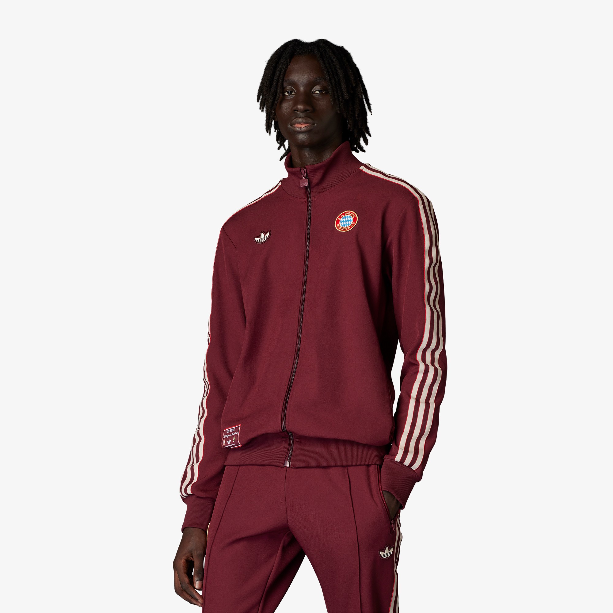 FC Bayern Terrace Icons Track Top 'Shadow Red'
