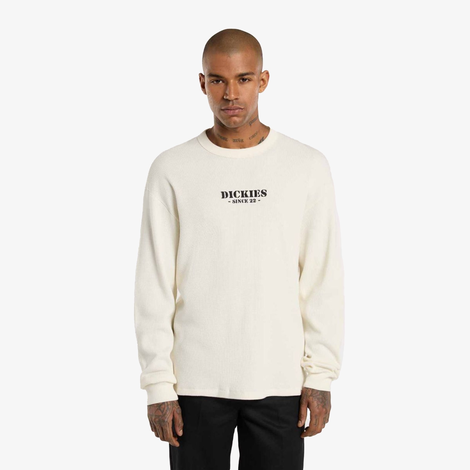 Waffle Longsleeve T-Shirt 'Egret'