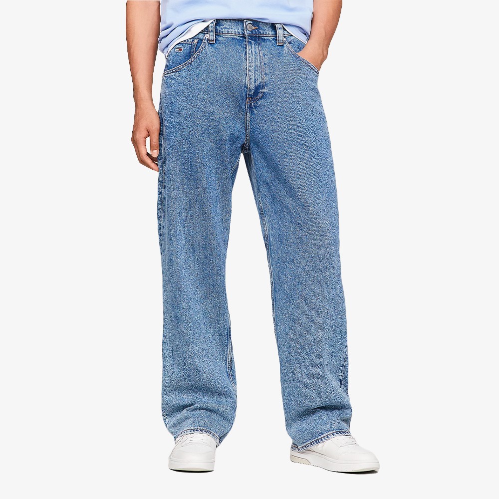 Aiden Dad Baggy Mid Wash Jean Pant