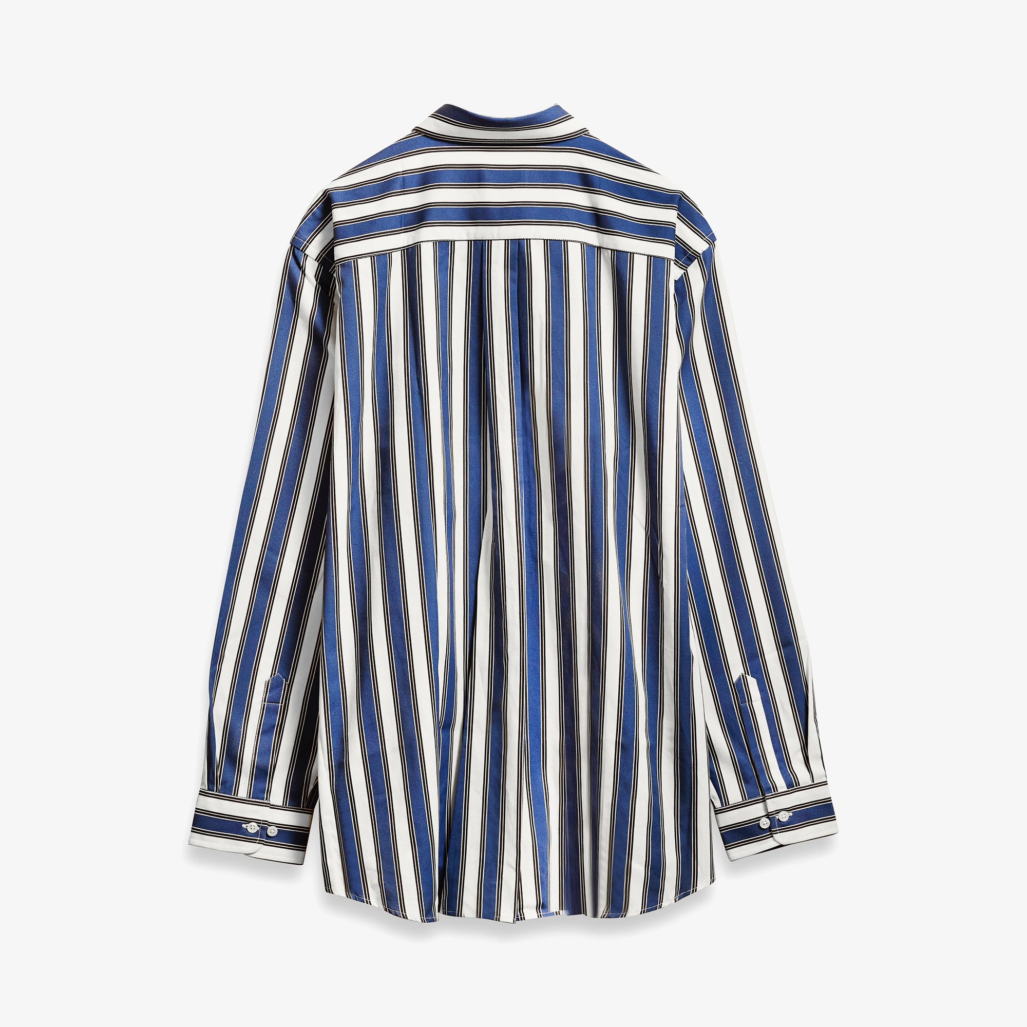 Stripe Shirt 'White & Navy'