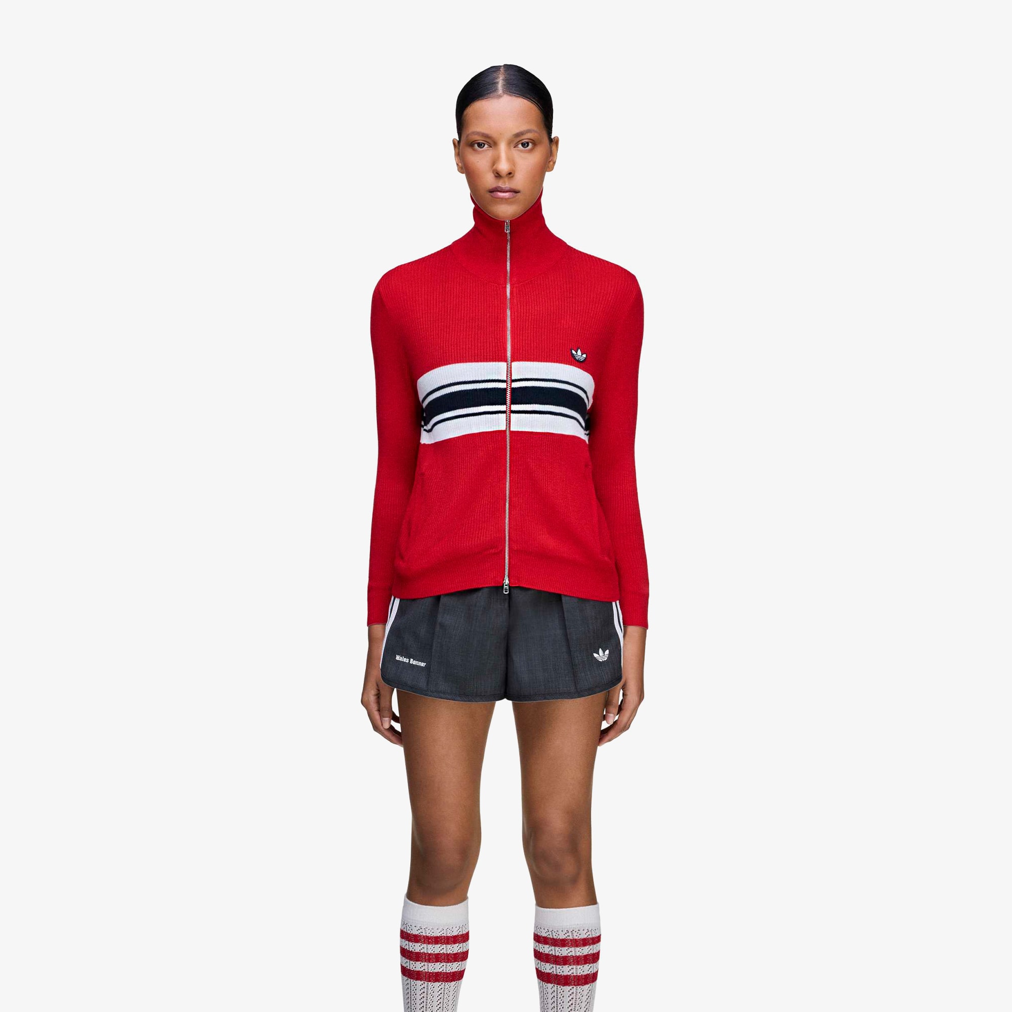 Wales Bonner x adidas Knit Track Top 'Better Scarlet' (W)