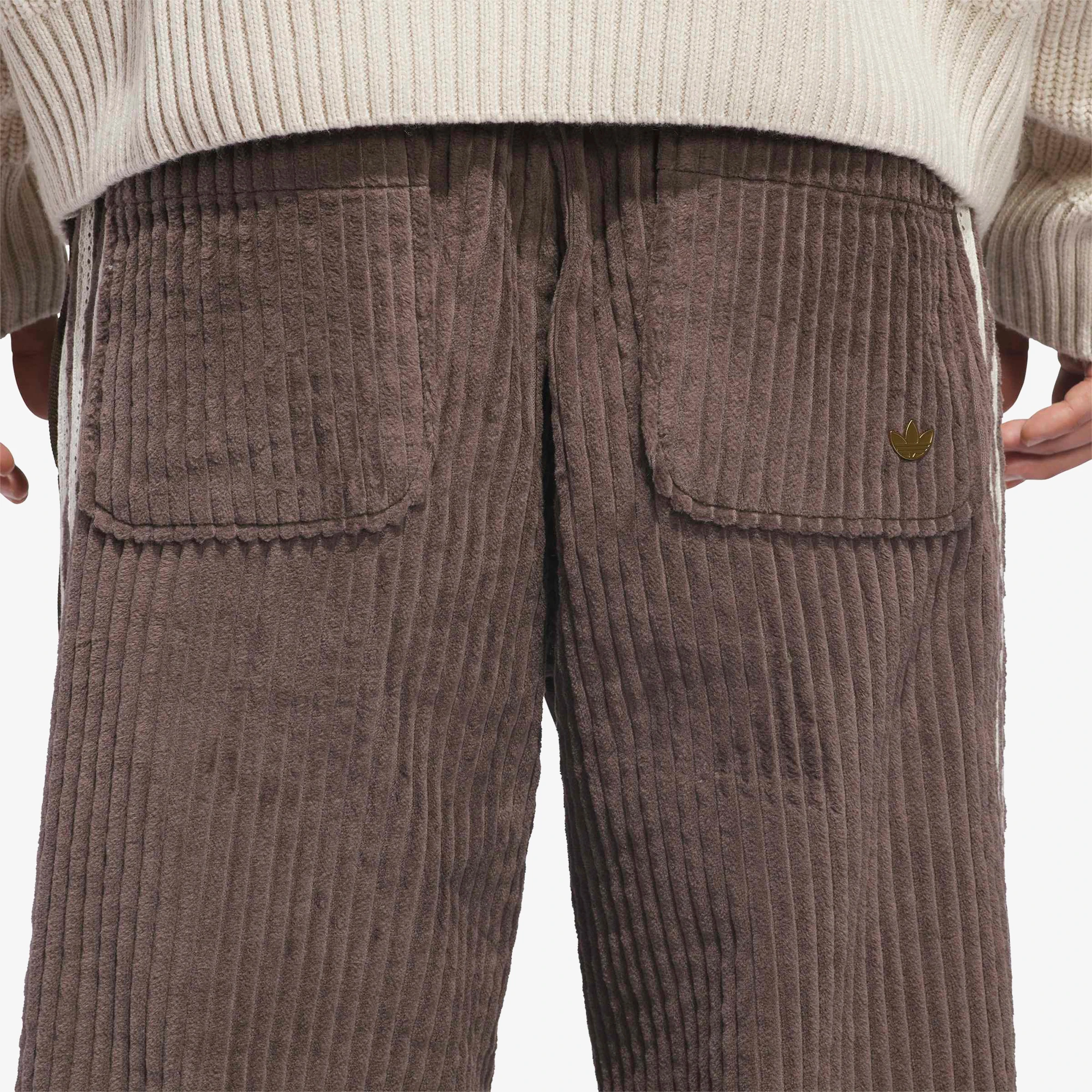 adidas x Clot Cord Slack Pant 'Dark Brown'