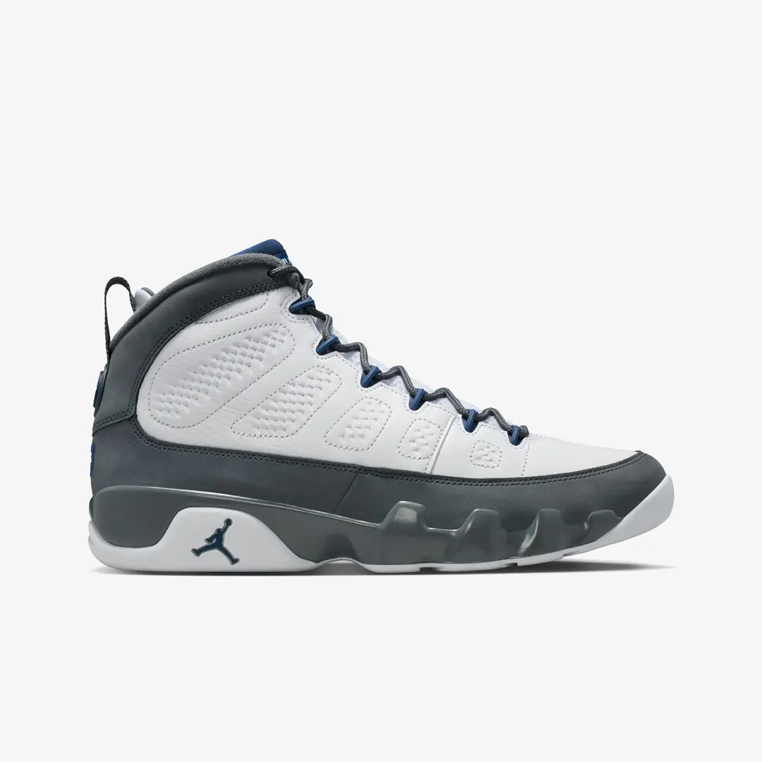 Air Jordan 9 G グレー 8 (US) 値下 Air Jordan 9 Retro 'Flint Grey French Blue' - WUNDER