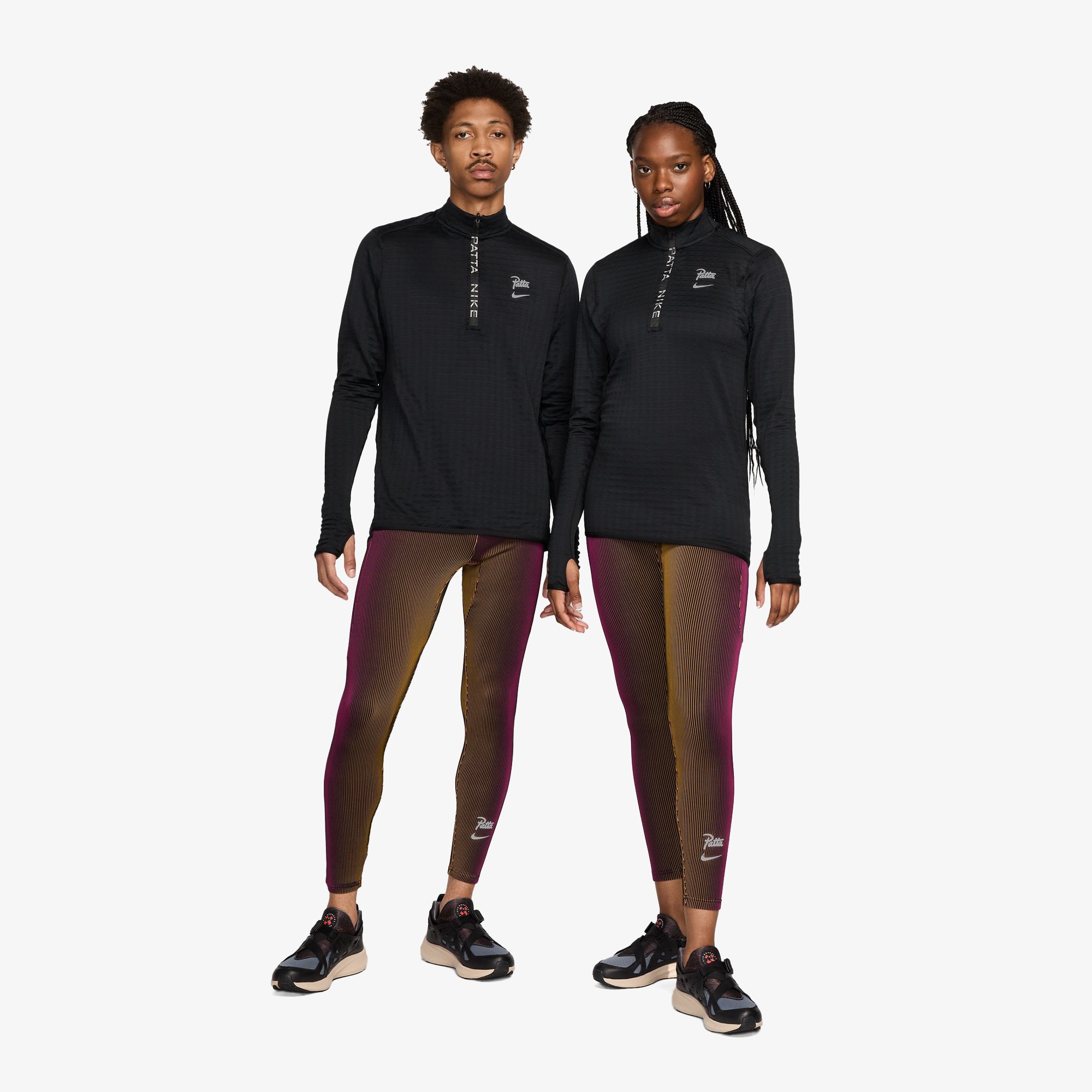 Nike x Patta Legging 'Black & Fireberry'