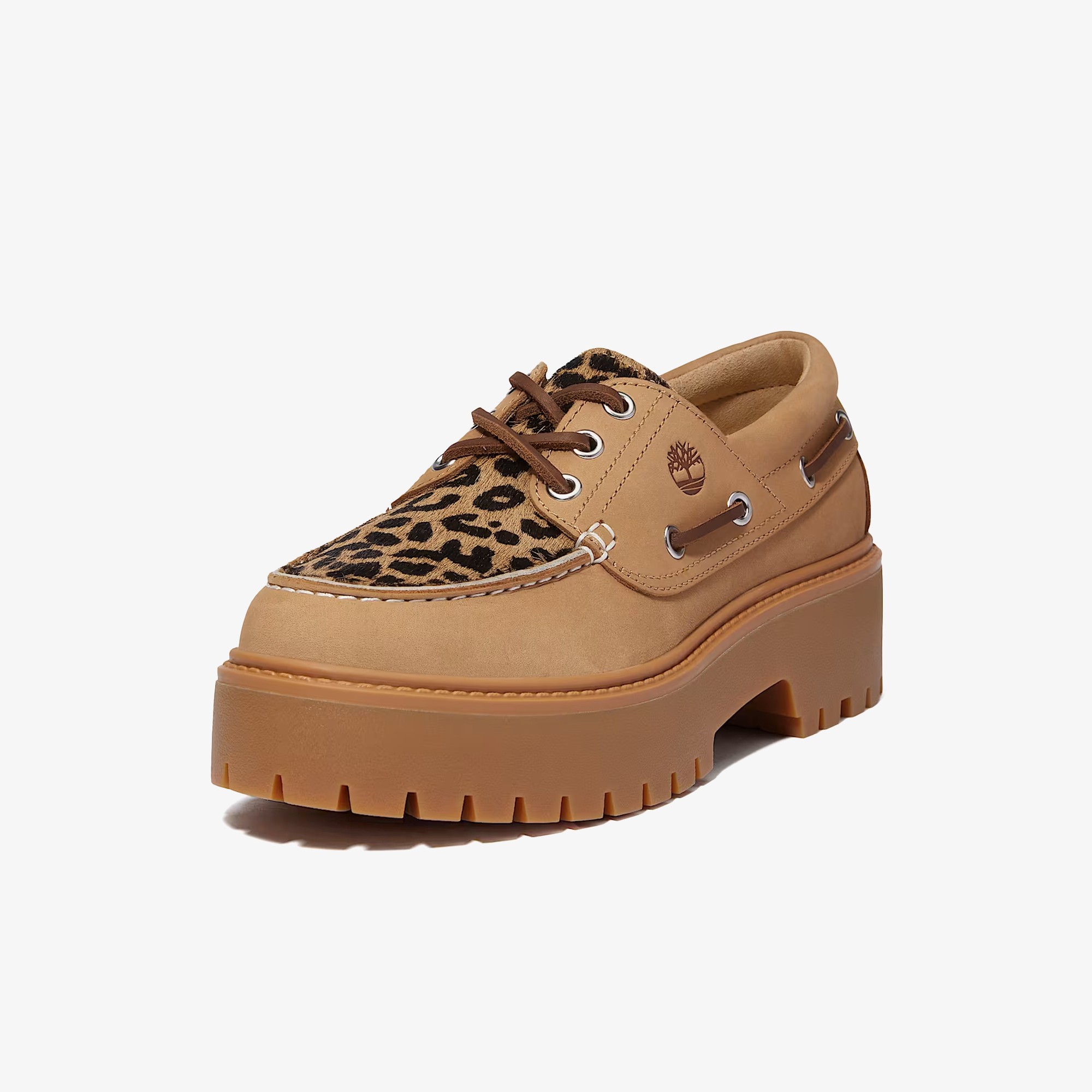 Stone Street Boat Leopard Pattern 'Medium Beige'