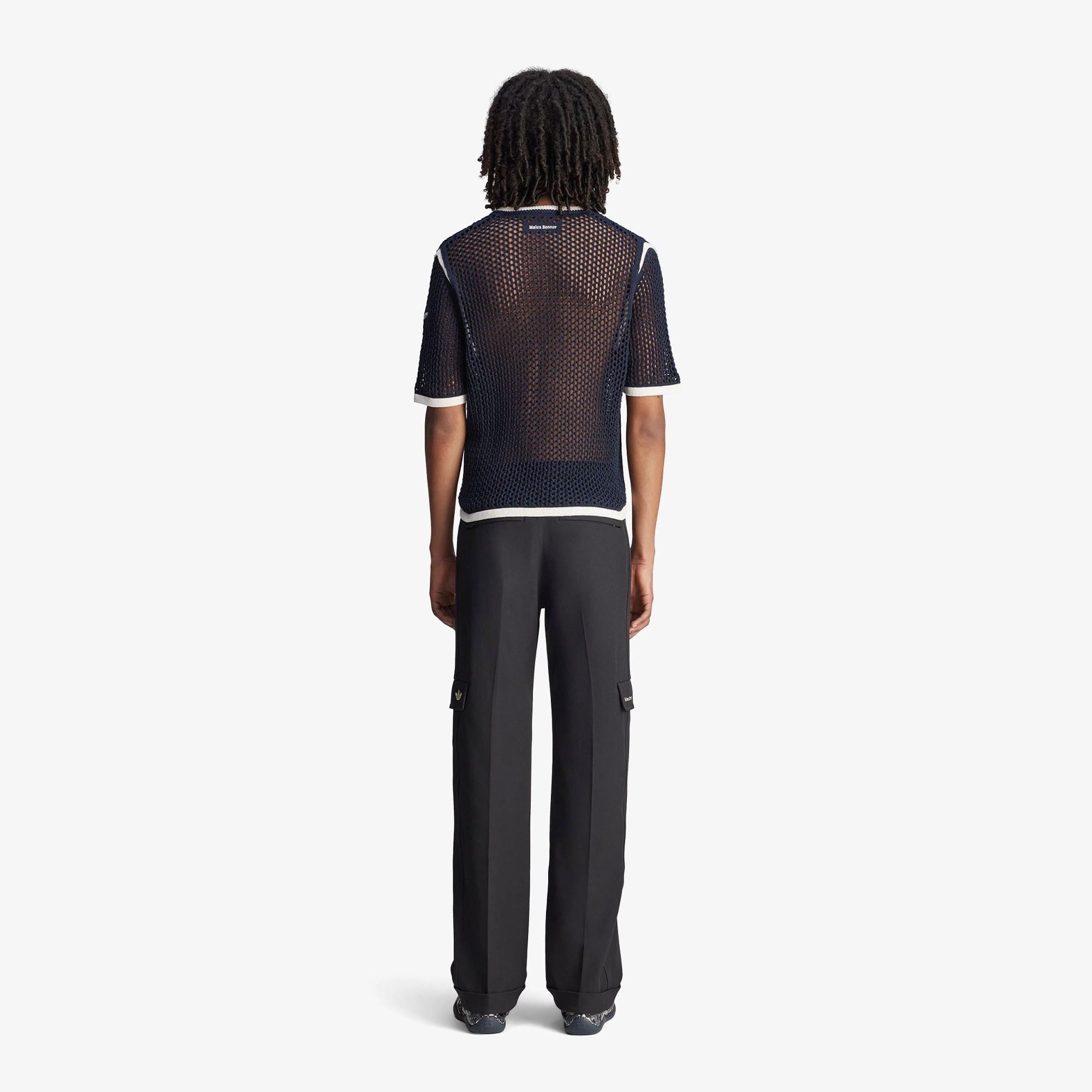 Wales Bonner x adidas Knitted T-shirt 'Night Navy'