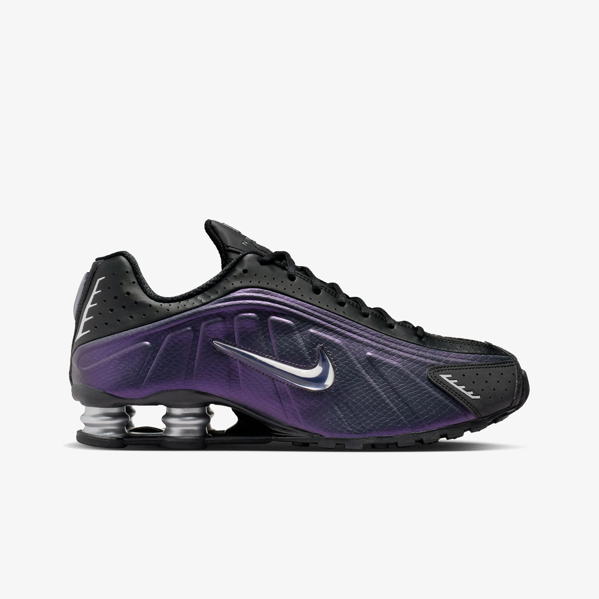 Shox R4 'Black Metallic Silver Purple Dynasty' (W)