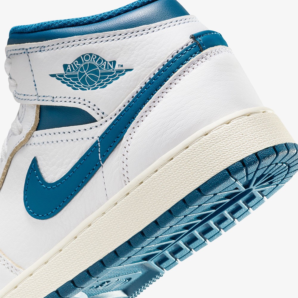 Air Jordan 1 Mid SE 'Industrial Blue' (GS)