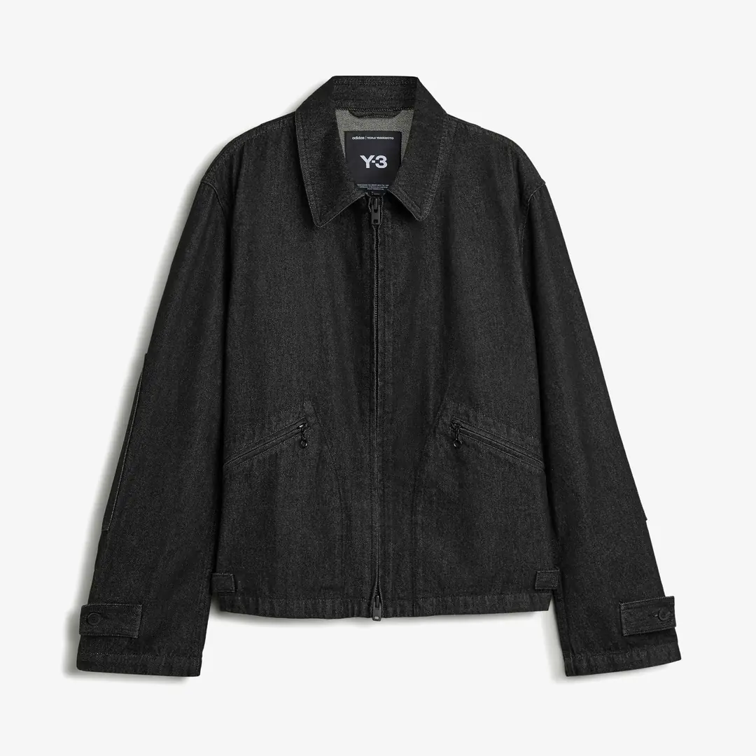 Y-3 Denim Blouson Jacket 'Black' - WUNDER