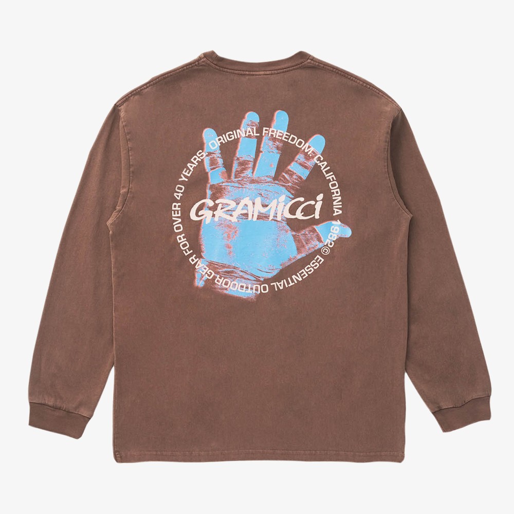 Climber’s Hand L/S Tee 'Pigment Brown'