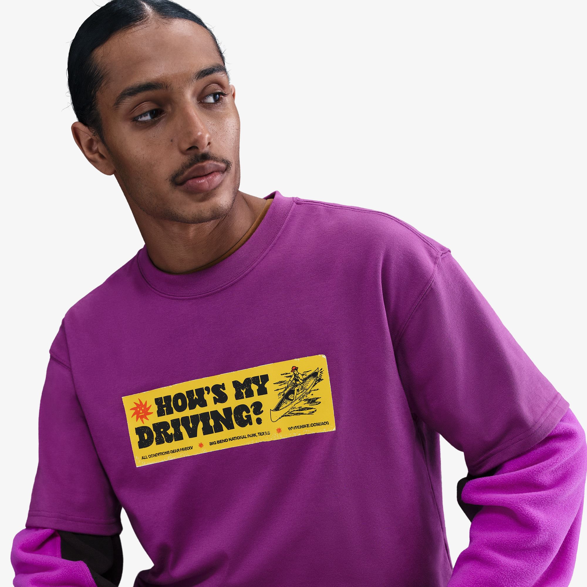 Acg Tee Canoe Sticker 'Blue Berry'
