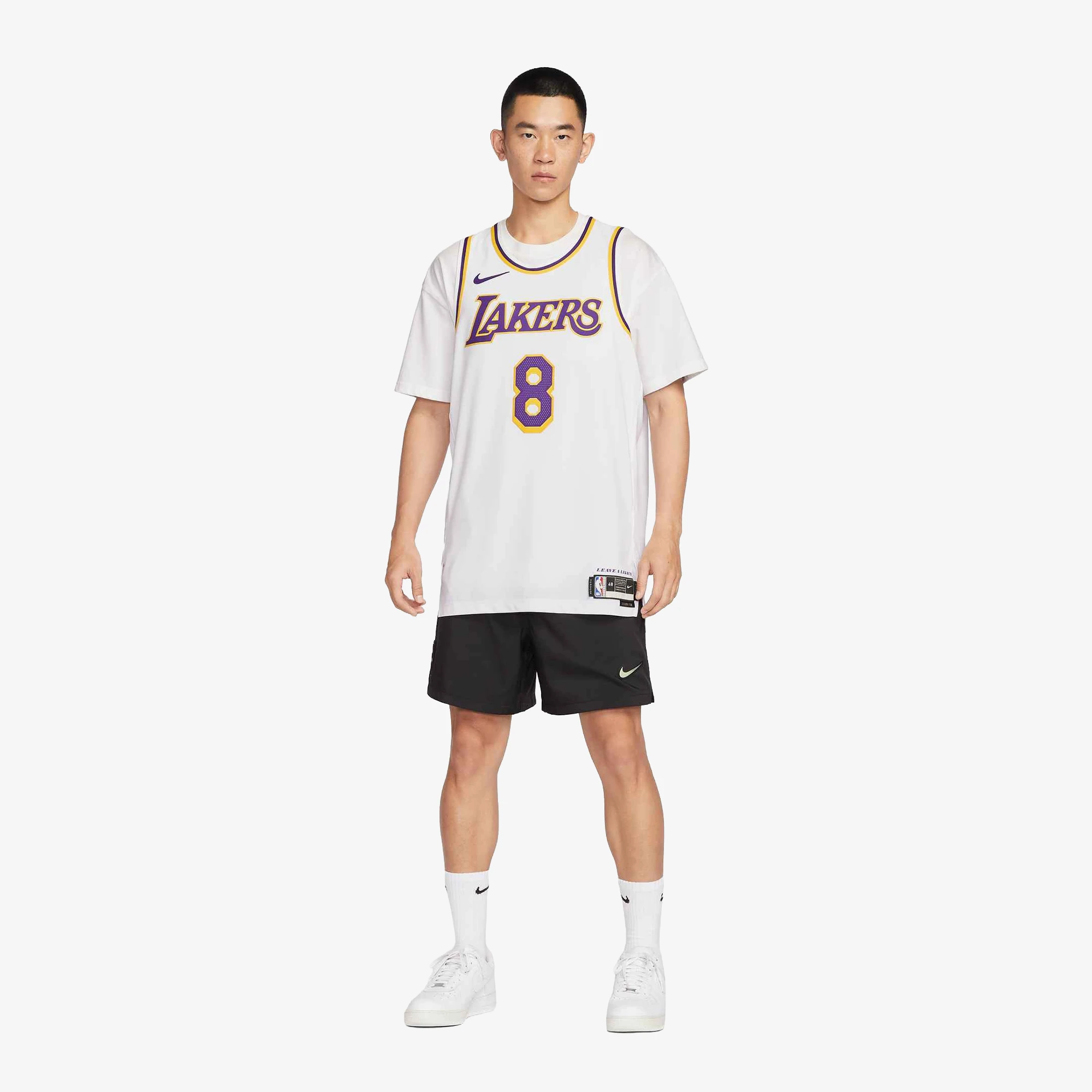 Nike Los Angeles Lakers Association Edition Kobe Bryant #8 Jersey