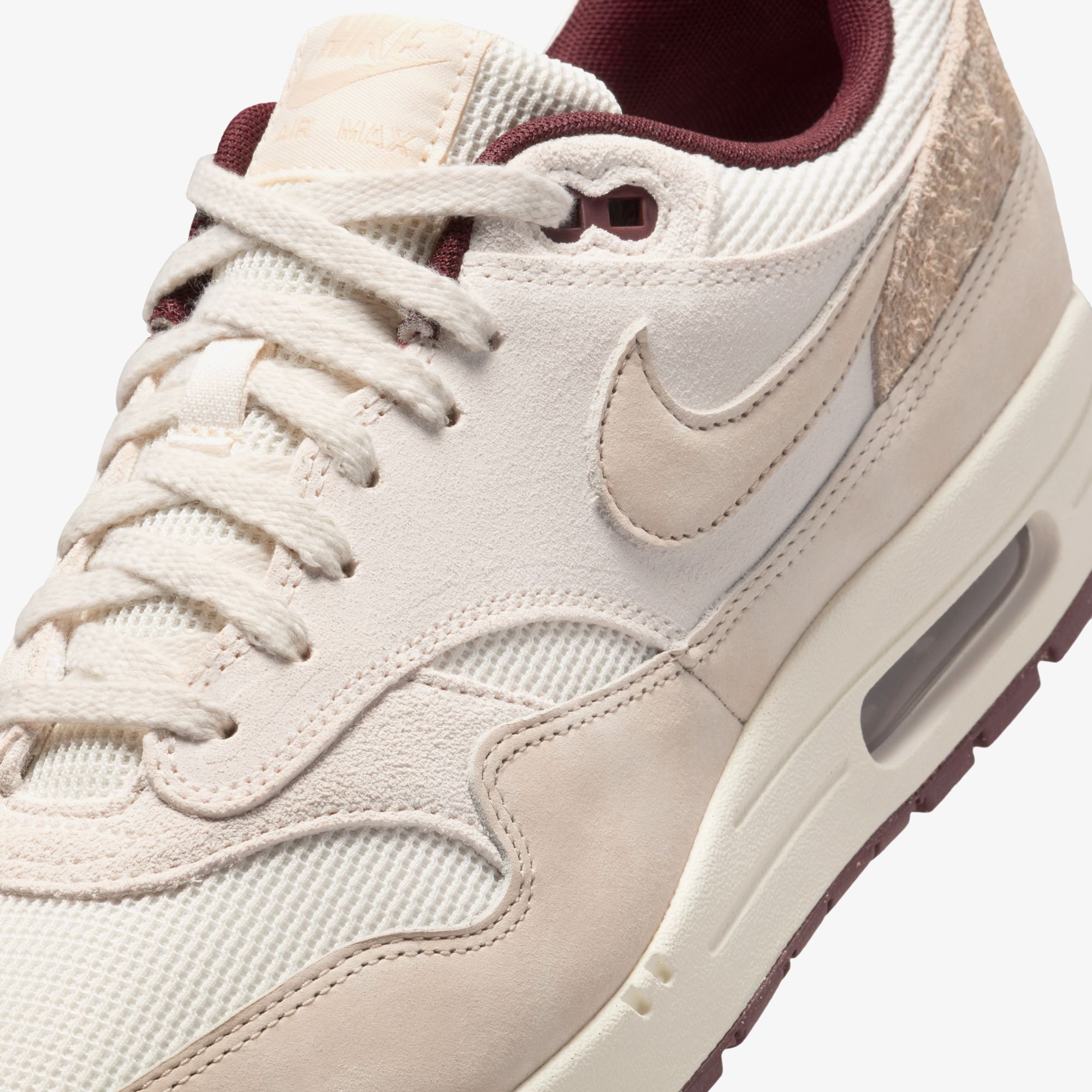 Air Max 1 'Sail Burgundy Crush'