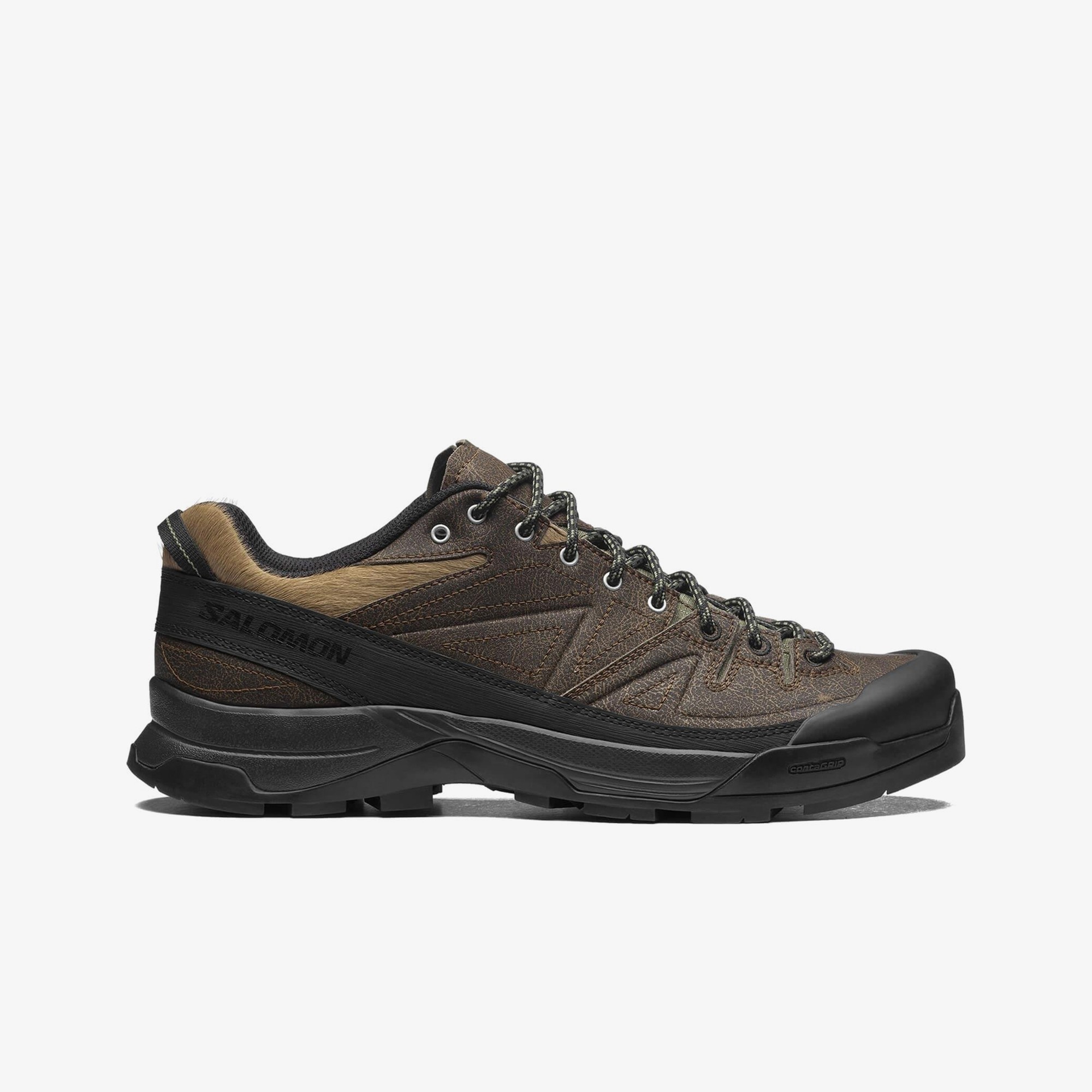 X-Alp Low Distressed Leather 'Dark Earth'