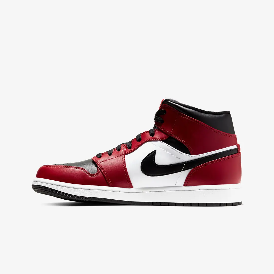 Air Jordan 1 Mid 'Chicago Toe' - WUNDER