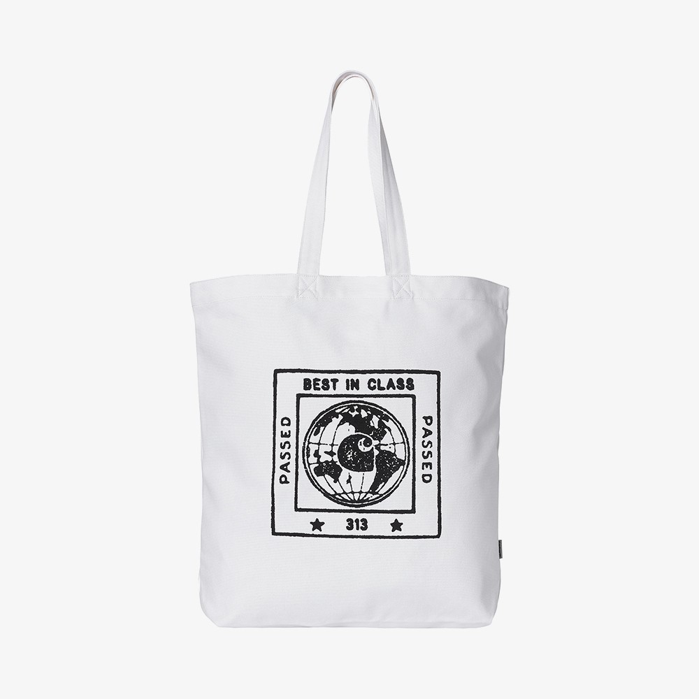 Stamp Tote 'White'