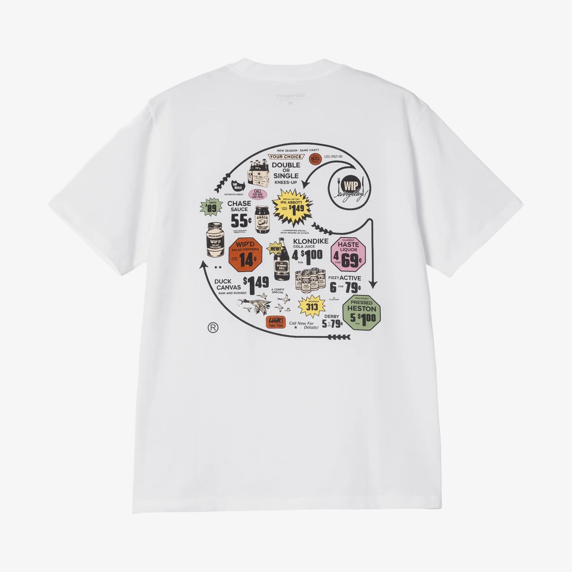 S/S Catalogue C Logo T-Shirt 'White'