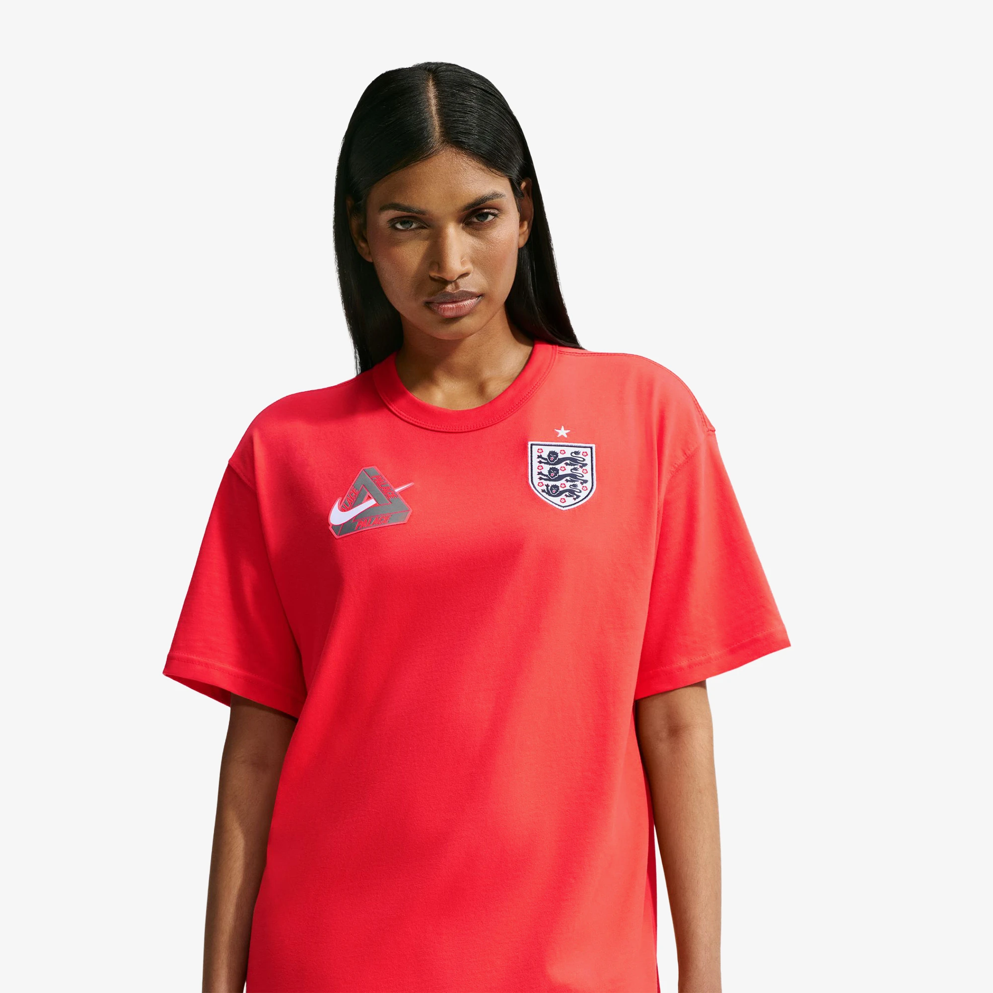 Nike x Palace England T-Shirt 'Crimson' - WUNDER