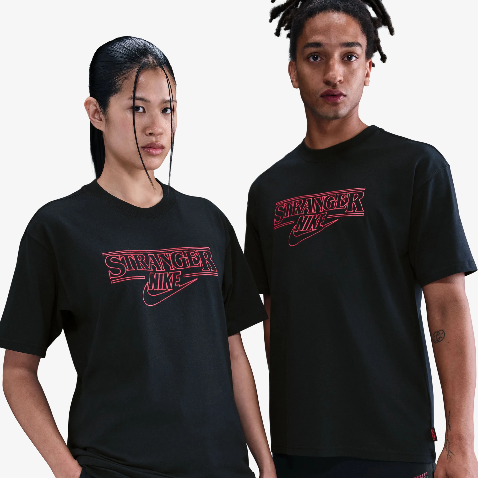 Nike x Stranger Things T-Shirt 'Black' - WUNDER