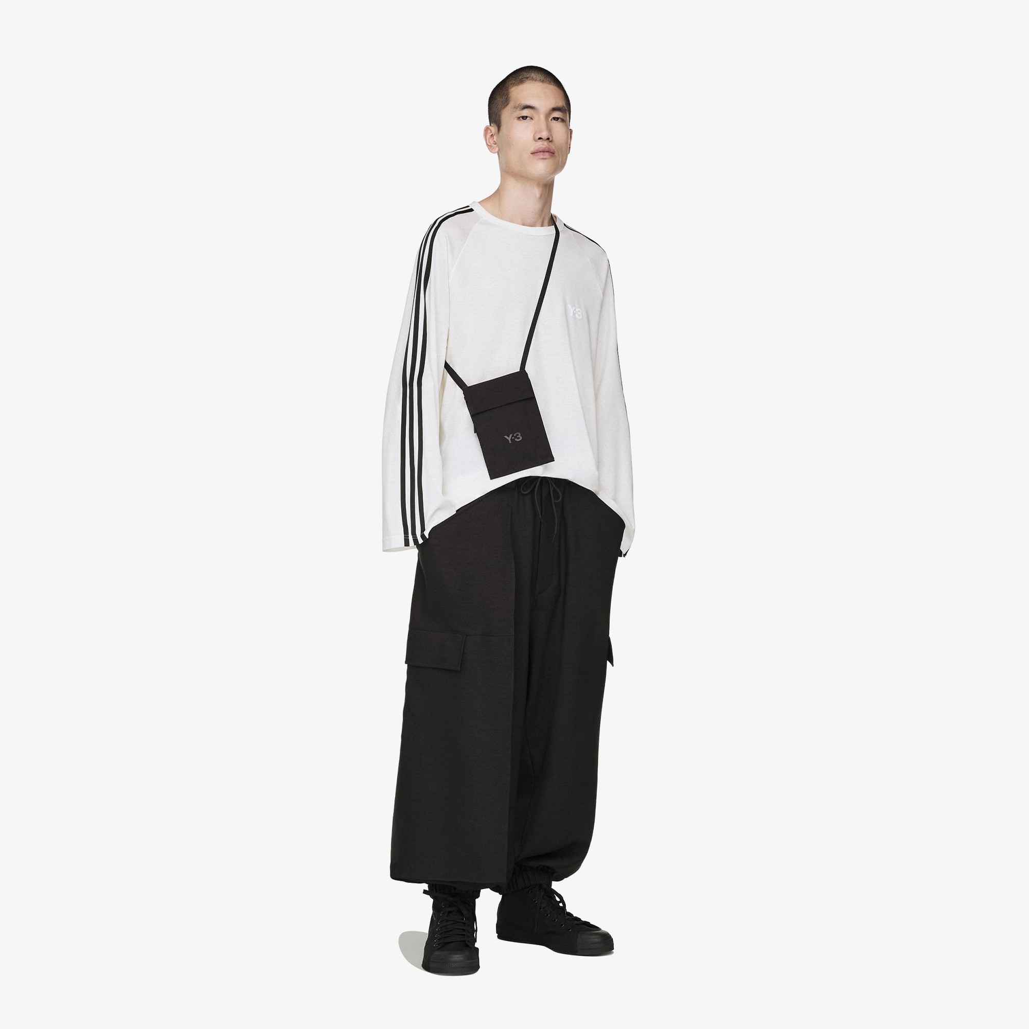Long Sleeve Tee 3-Stripes 'Core White'