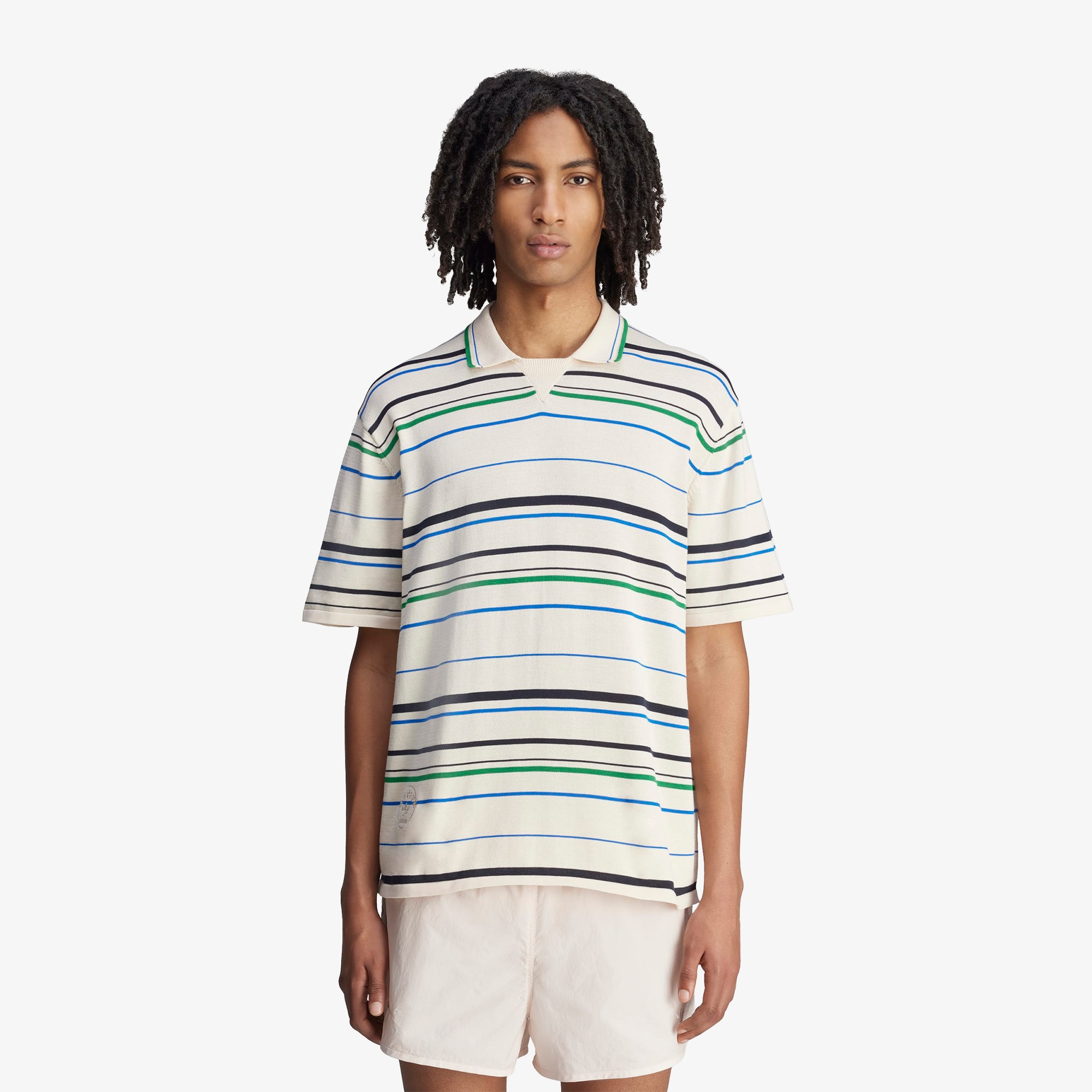 Wales Bonner x adidas Knit Polo T-shirt 'Wonder White'