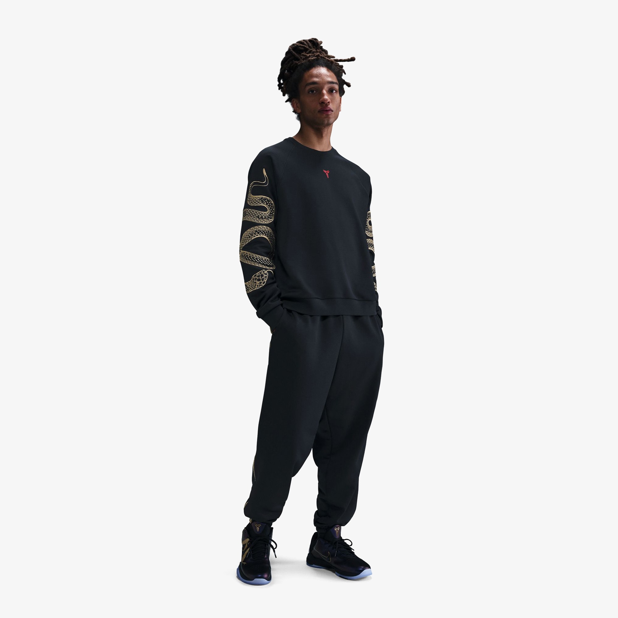 Kobe Year Of The Mamba Crewneck 'Black Gold'