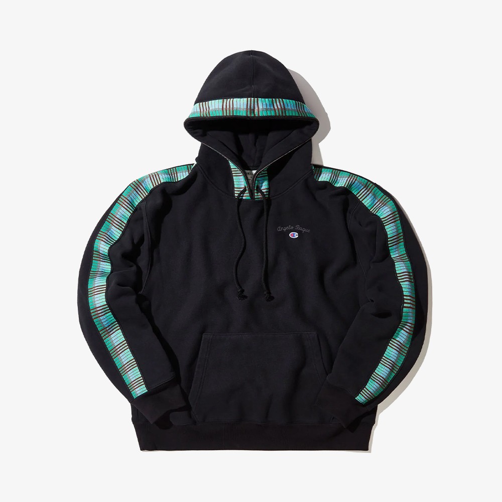 Champion x Angelo Baque PO Hoodie 'Washed Metaphor Green'