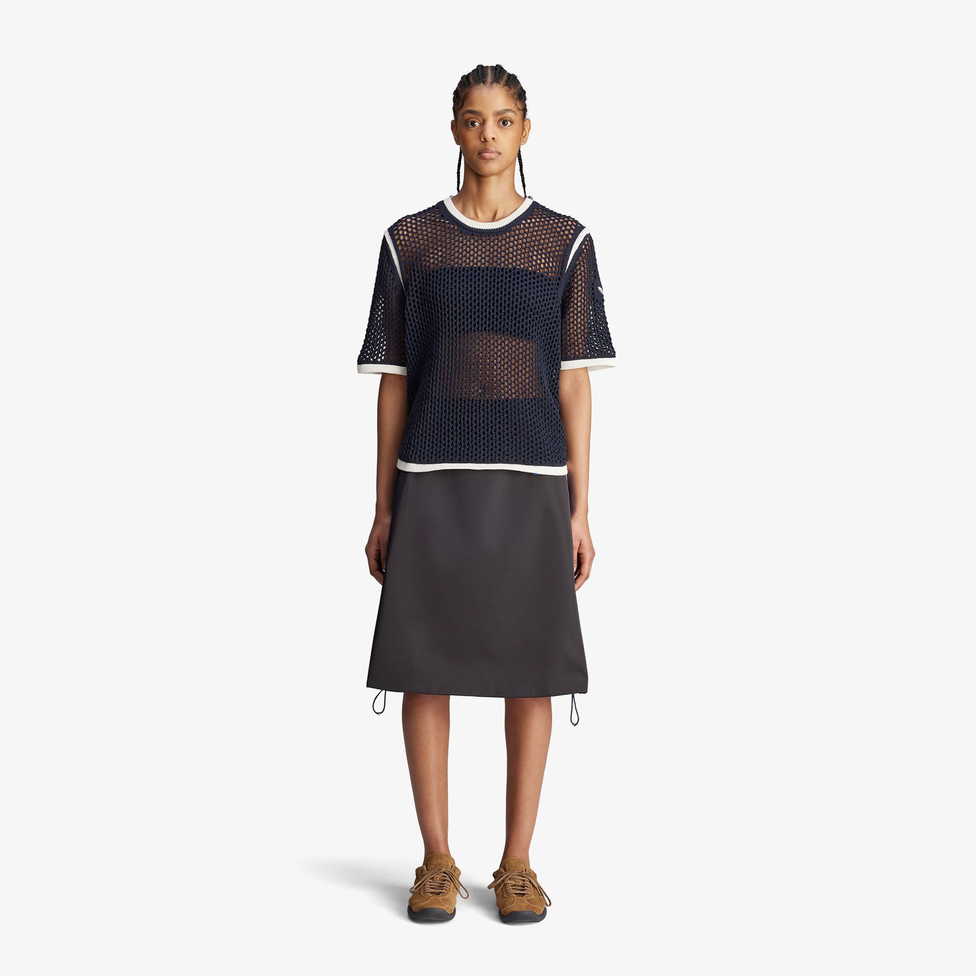 Wales Bonner x adidas Knitted T-shirt 'Night Navy'