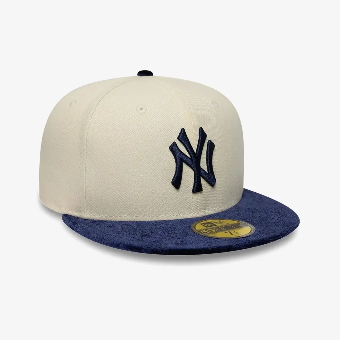 New Era New York Yankees Paisley Visor 59FIFTY Fitted Cap 'Cream