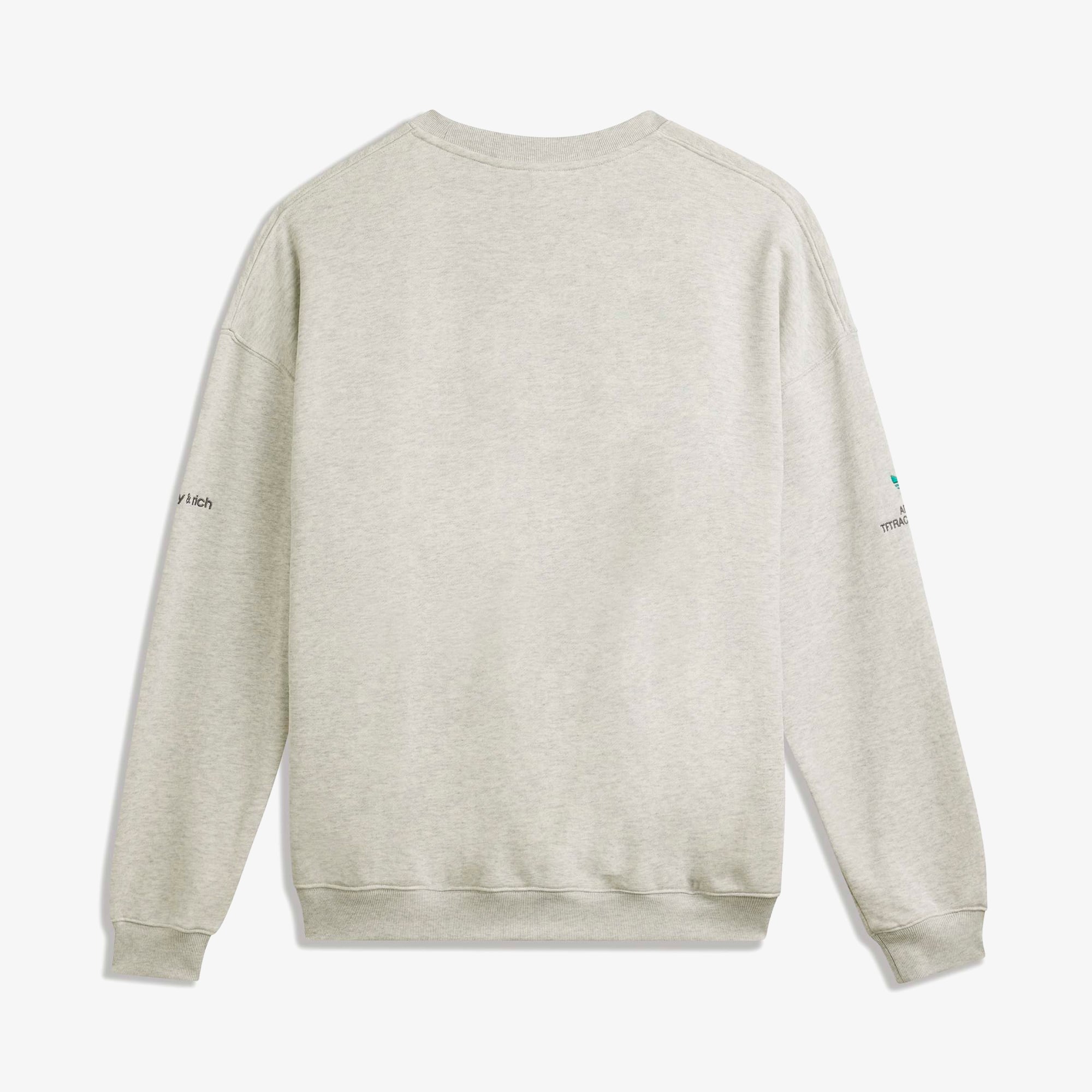 adidas x Sporty & Rich Sweater 'Light Grey Heather'