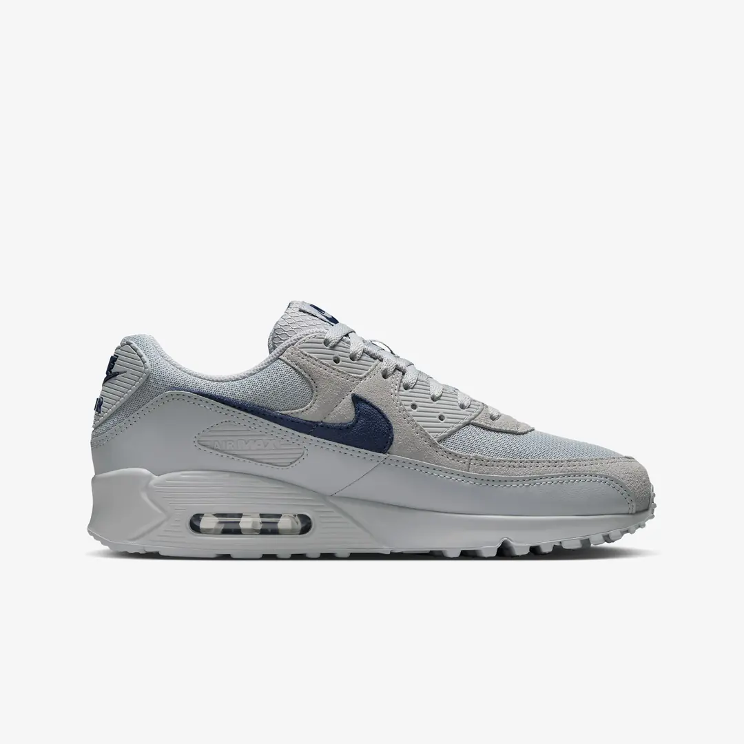 Nike Air Max 90 グレー/ブルー Nike Air Max 90 'Gray' - WUNDER