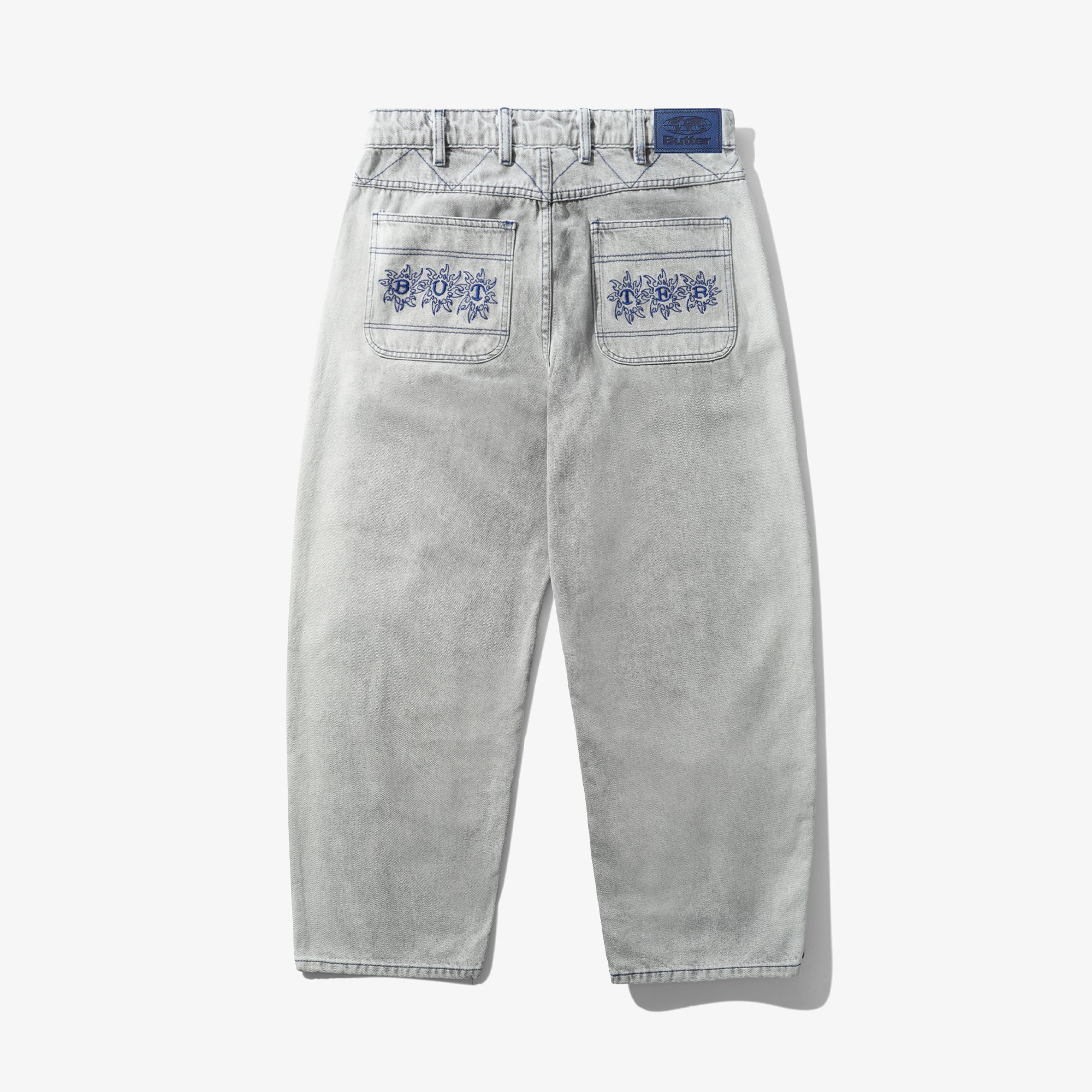 Bronco Denim Jeans 'Washed Grey'