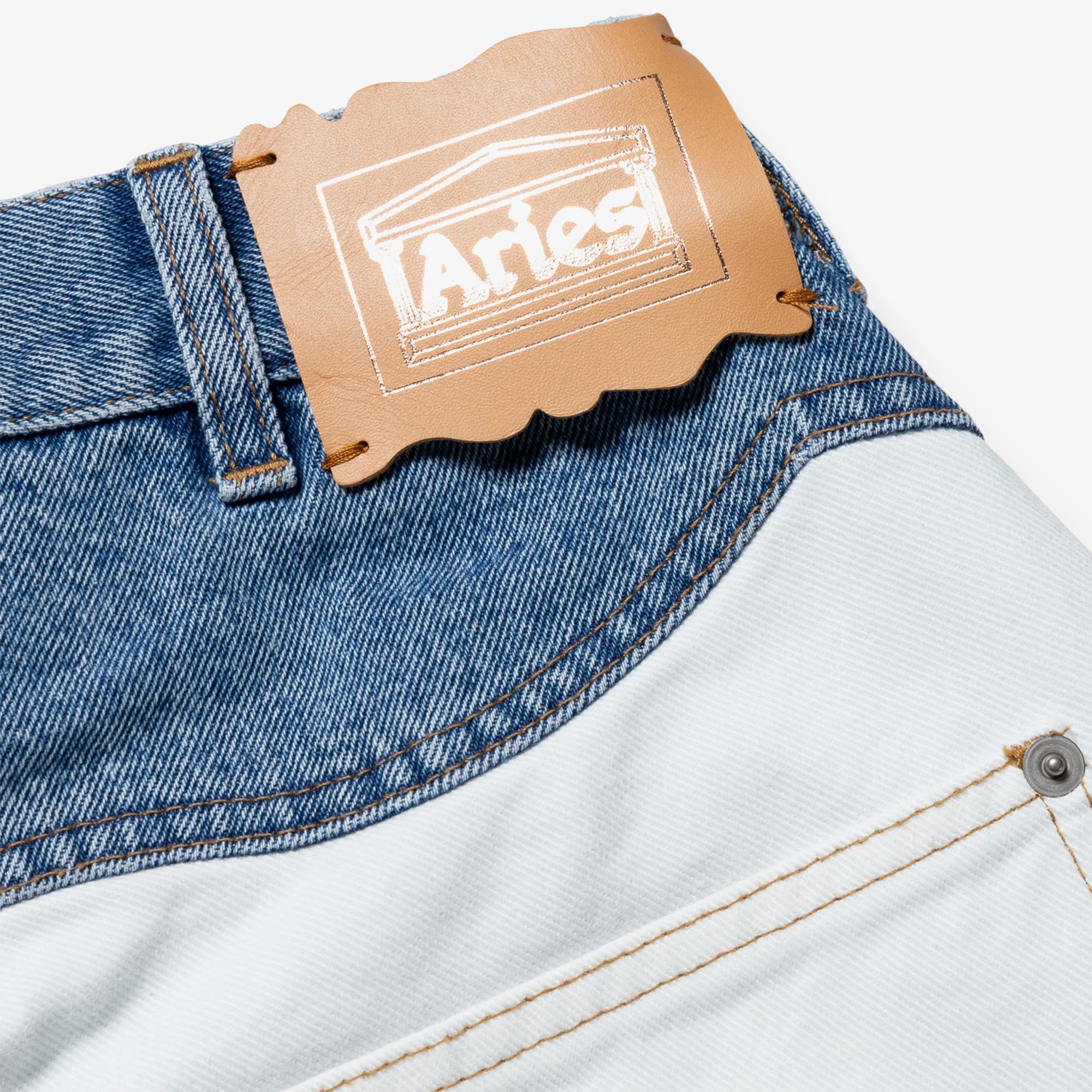 Patchwork Western Carpenter Shorts 'Multi'