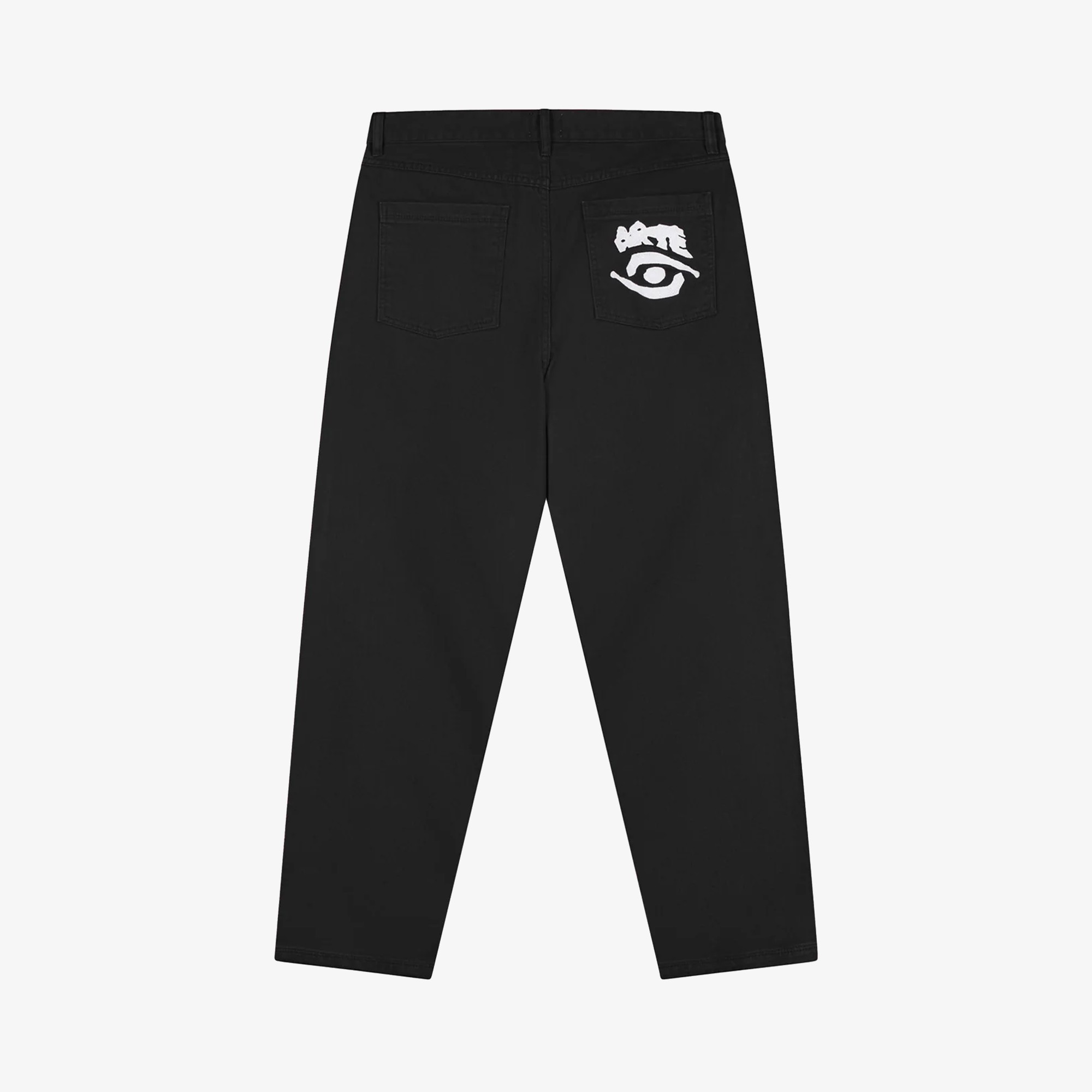 Back Pocket Graphic Pants 'Black'