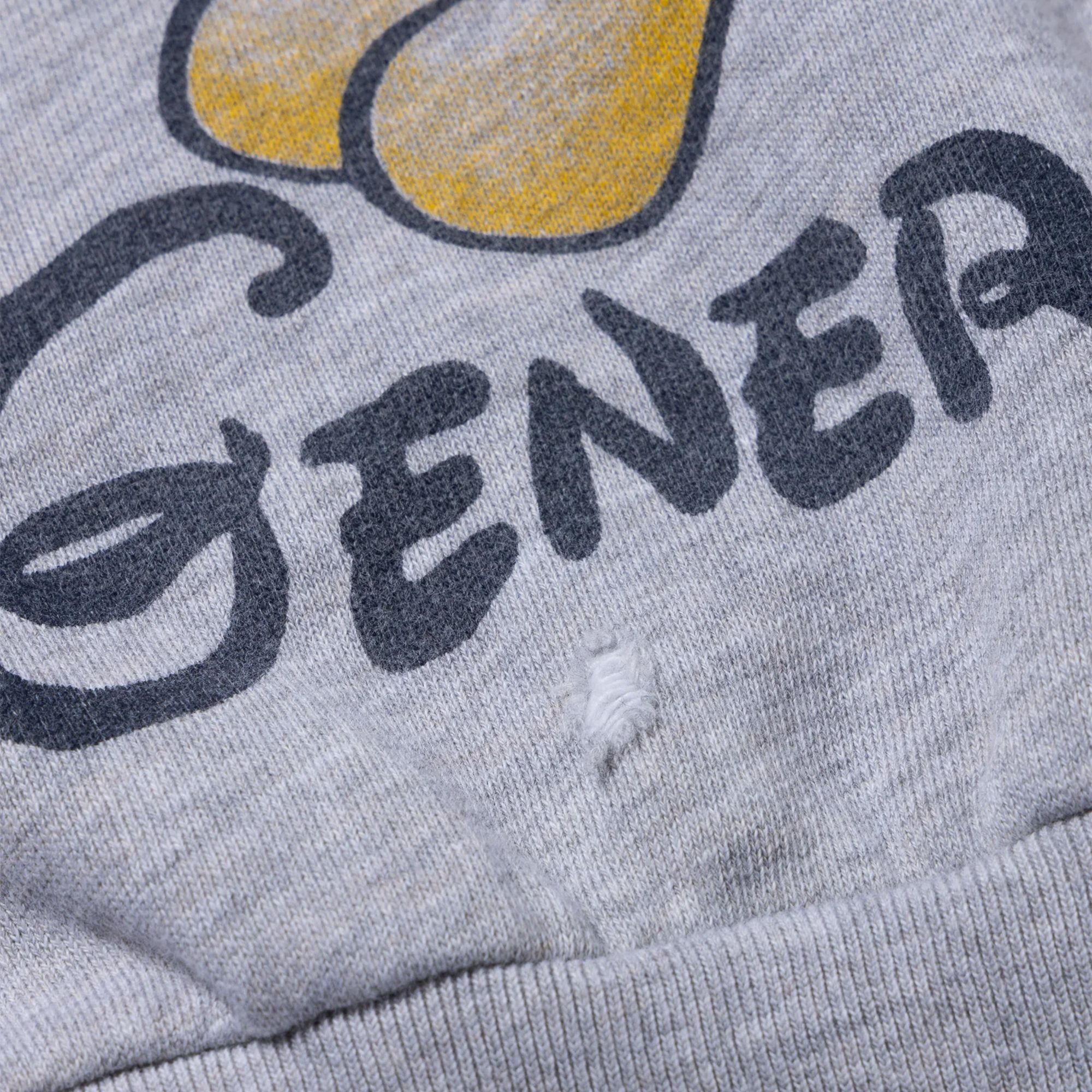 Destroyed Weedie Pie Raglan Sweat 'Light Grey Marl'