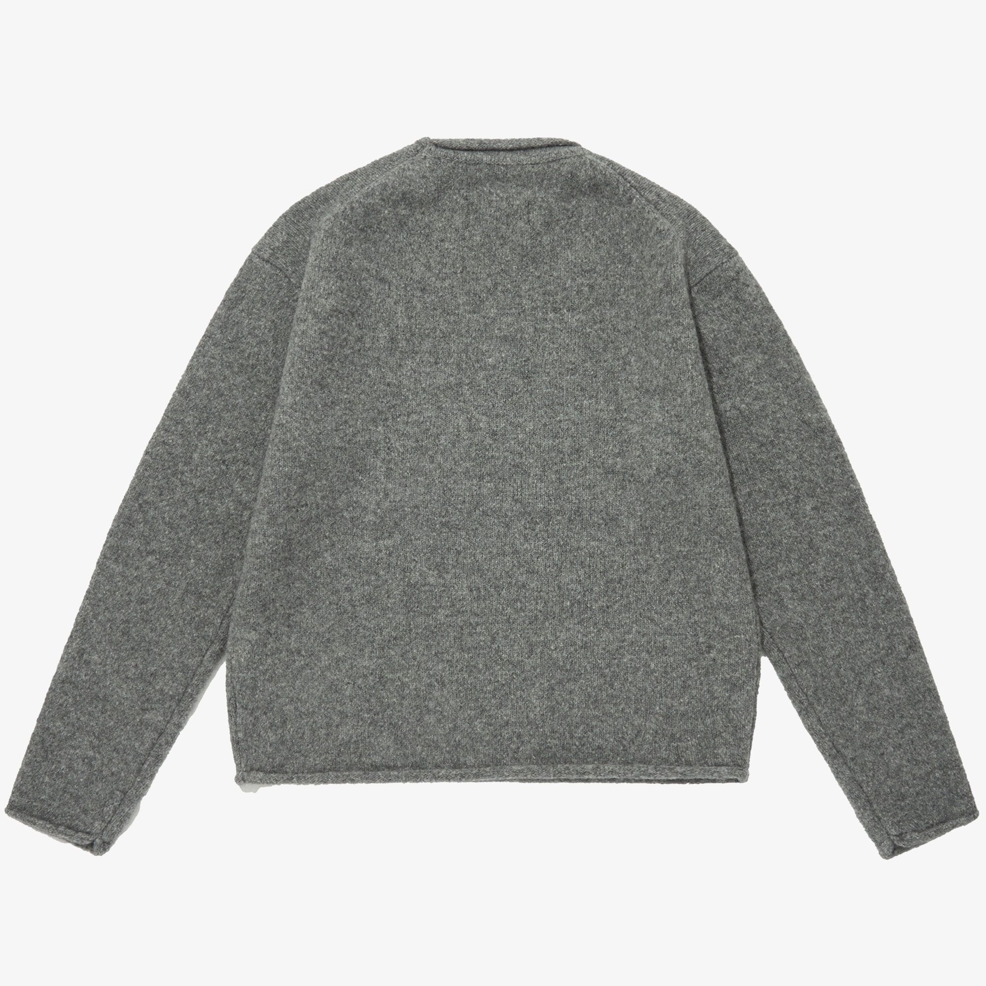 Premium Kidmohair Nomadic Sweater 'Melange Grey'