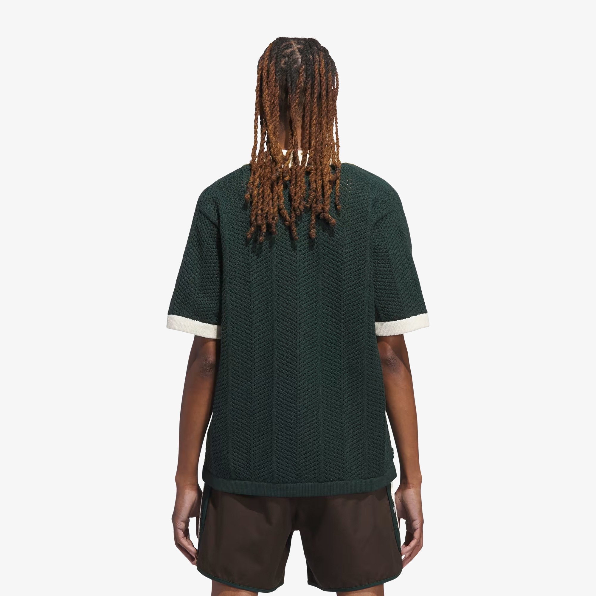 adidas x Clot Pique Knit Polo 'Green Night'