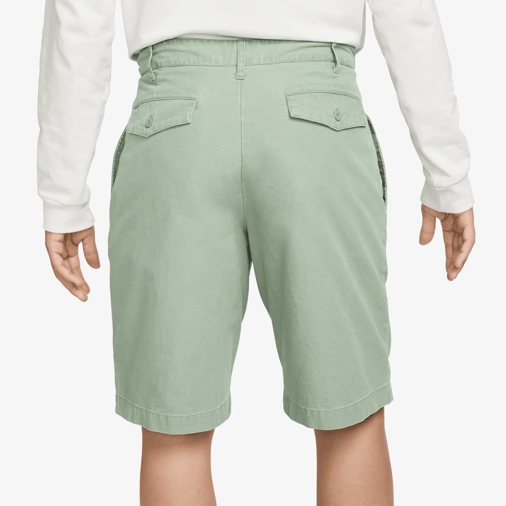 Nike Life Pleated Chino Shorts 'Oil Green'