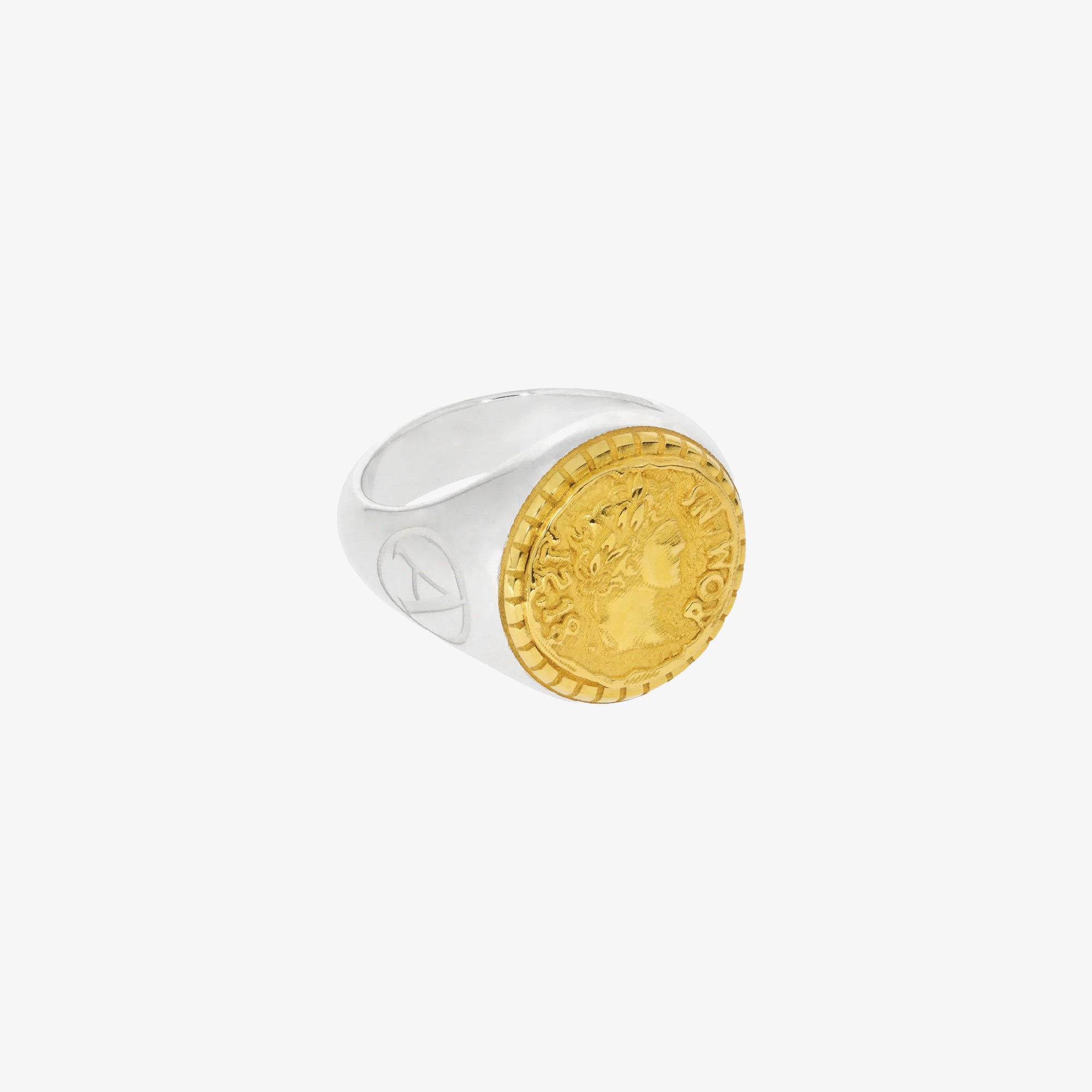 Aries Signet Ring 'Silver Gold'