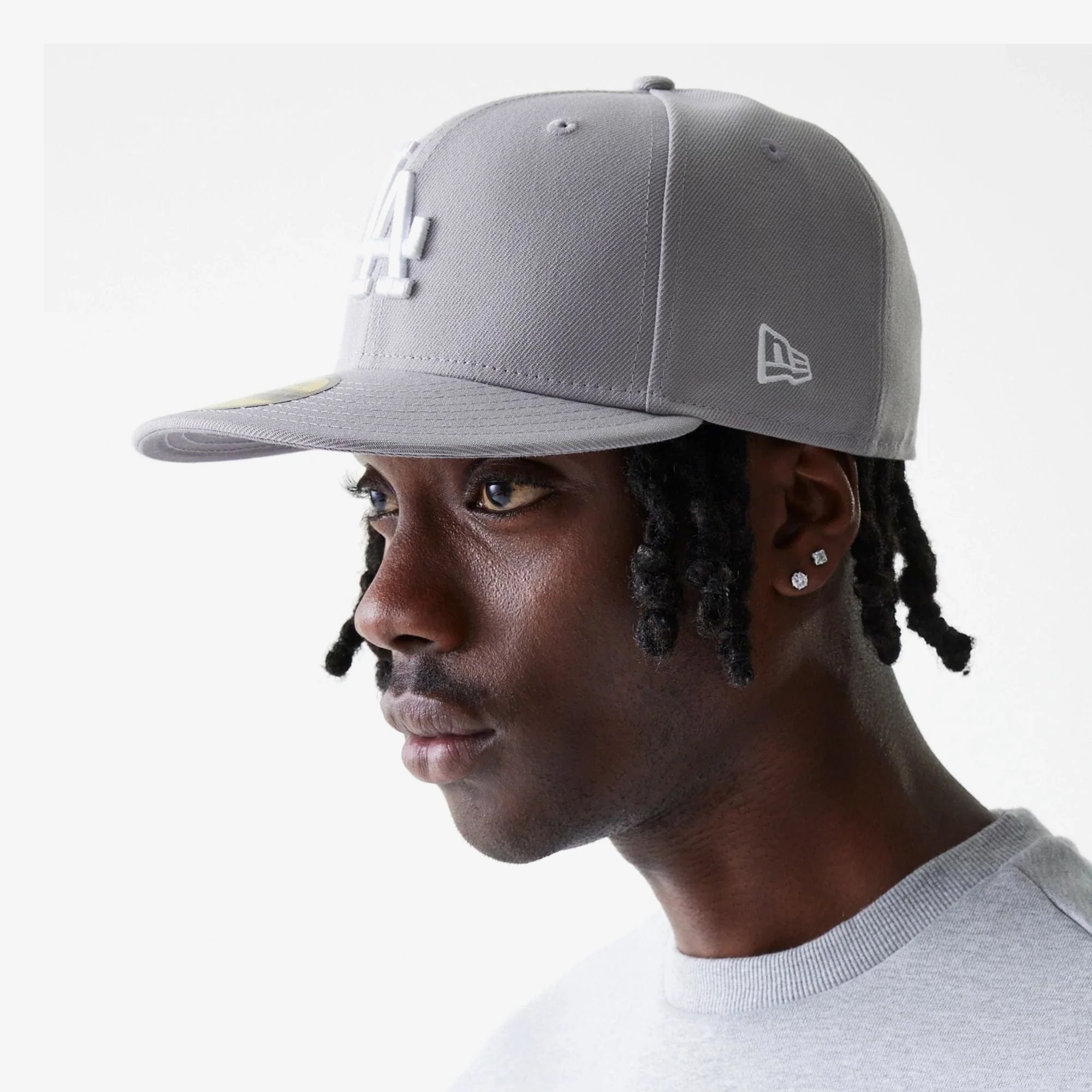 LA Dodgers 59FIFTY Cap 'Gray White'