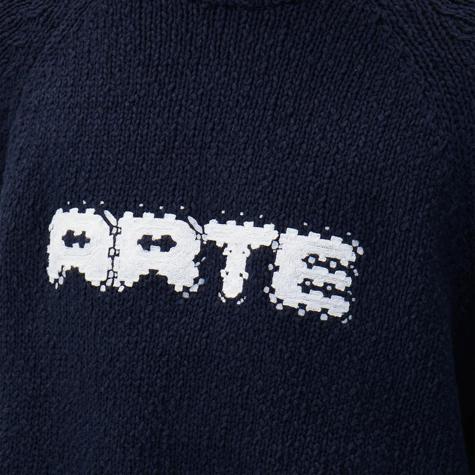 Pixel Front Knit 'Navy'