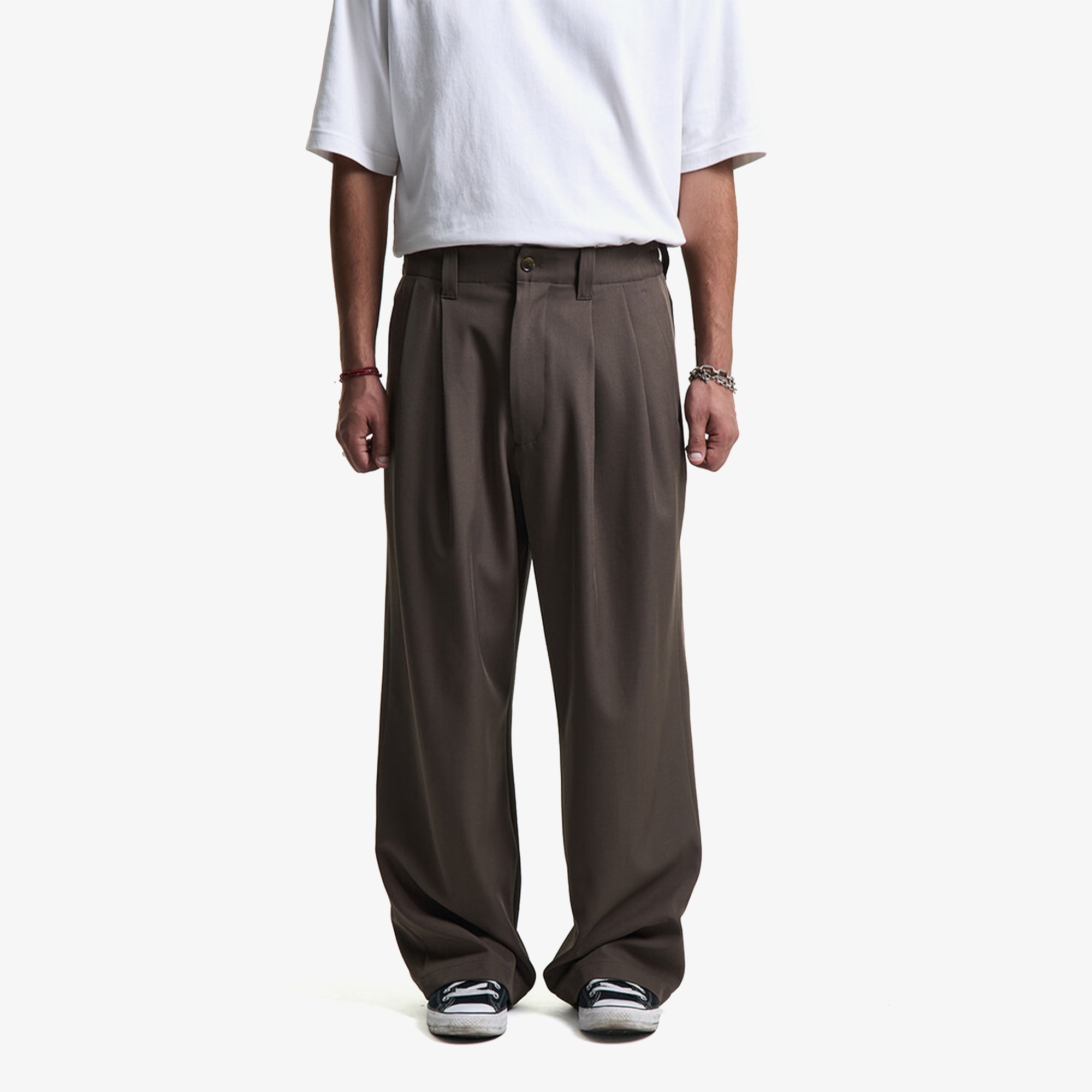 Merely US Informal Pants 'Dark Taupe'