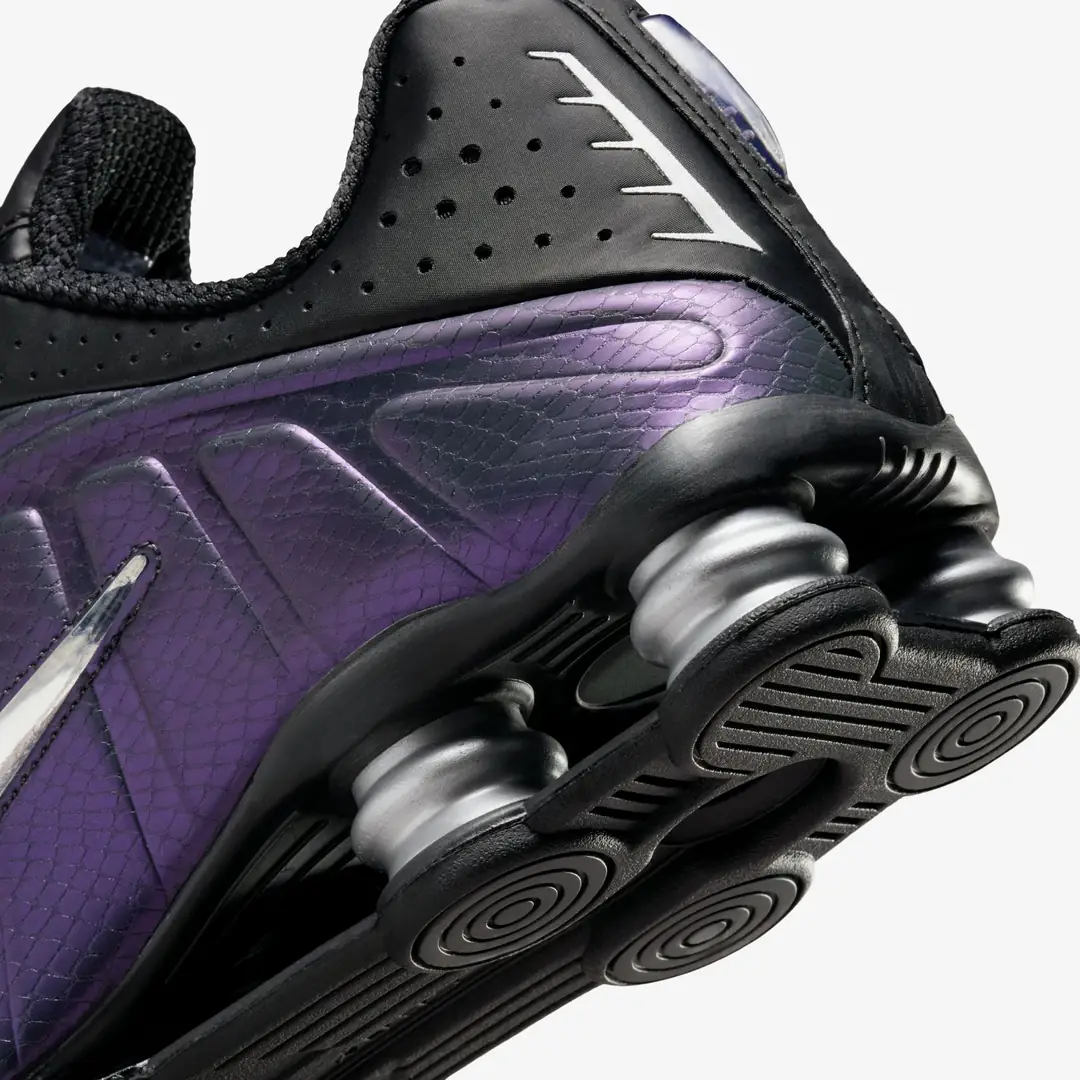 Nike Shox R4 'Black Metallic Silver Purple Dynasty' (W) - WUNDER