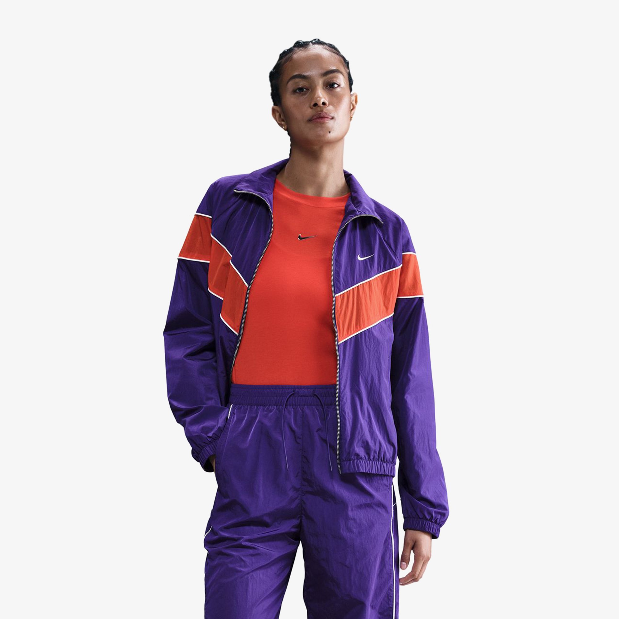 Windrunner Loose UV Woven Full-Zip Jacket 'Court Purple' (W)
