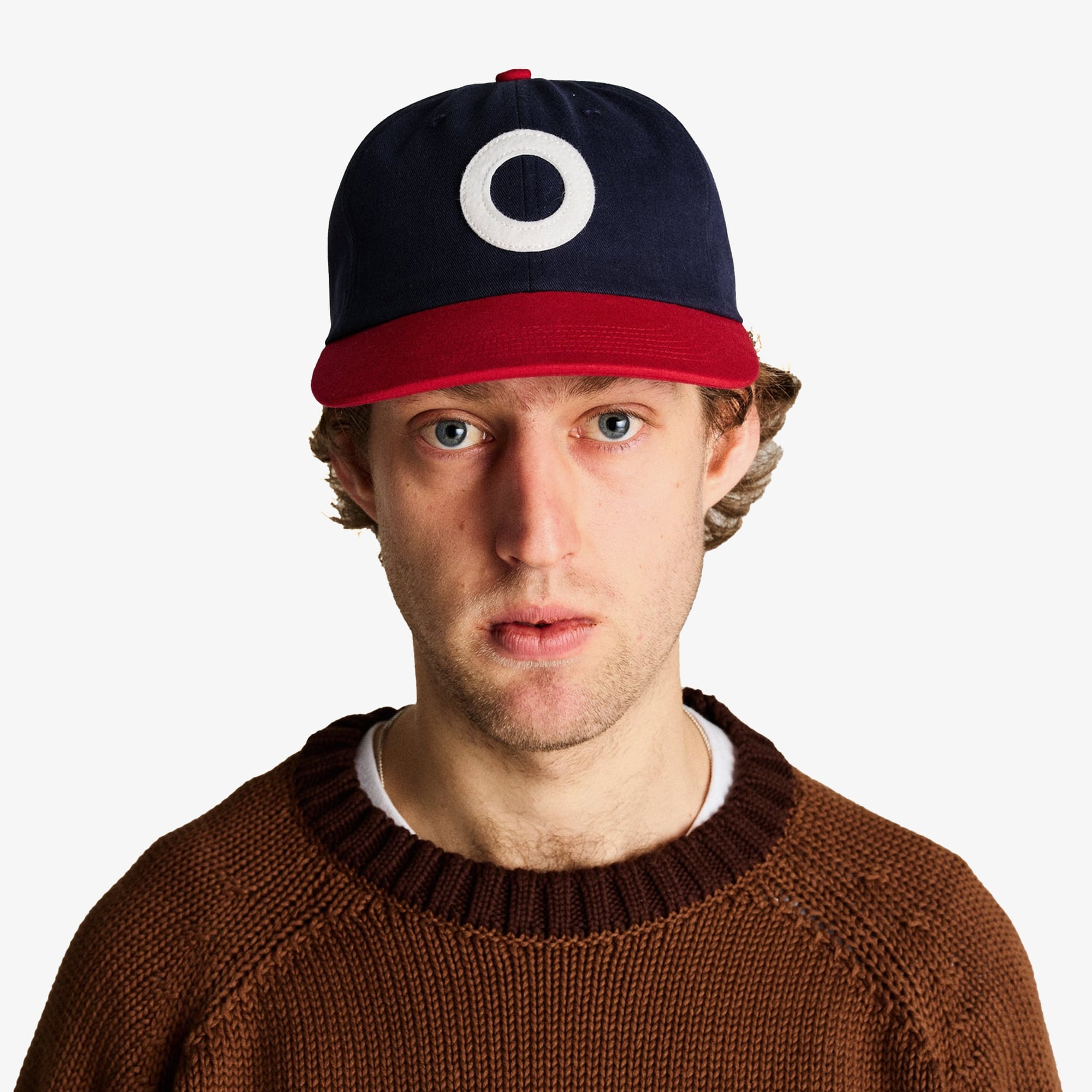 O Sixpanel Hat 'Navy Goji Berry'