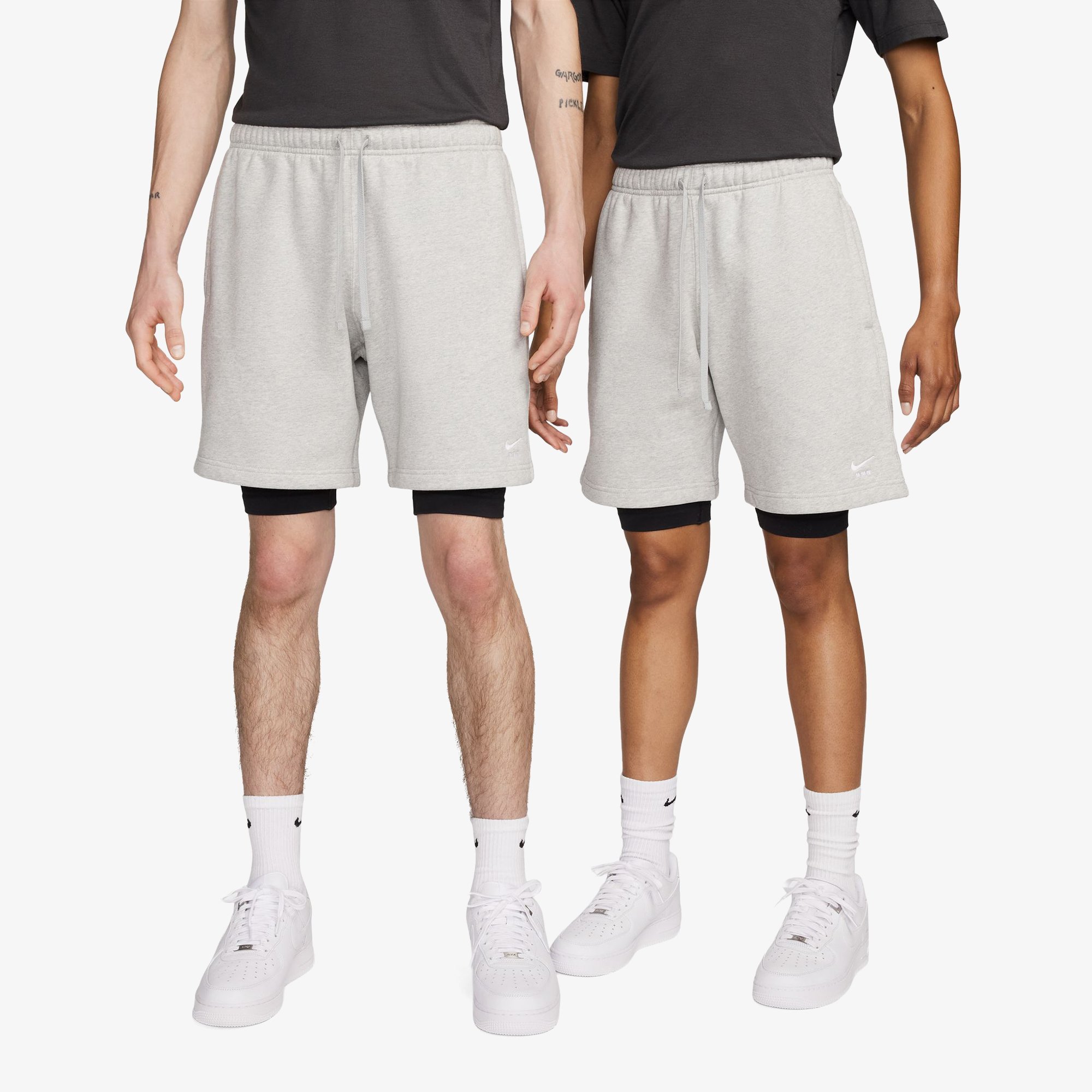 Nike x MMW 3-in-1 Shorts 'Grey Heather'