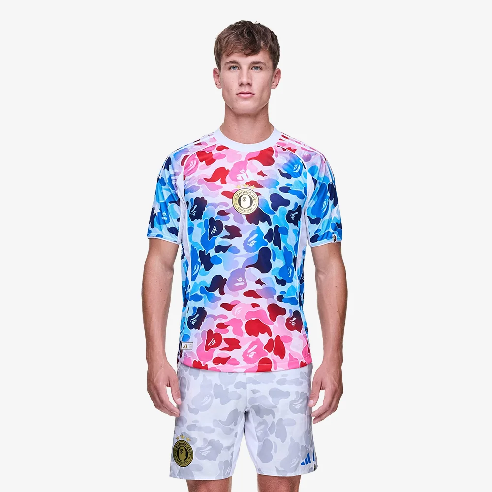 Bape x adidas FB Jersey 'Shock Blue' - WUNDER