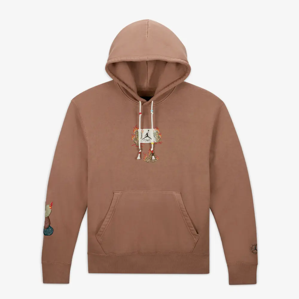 Travis Scott x Jordan Hoodie 'Brown' - WUNDER